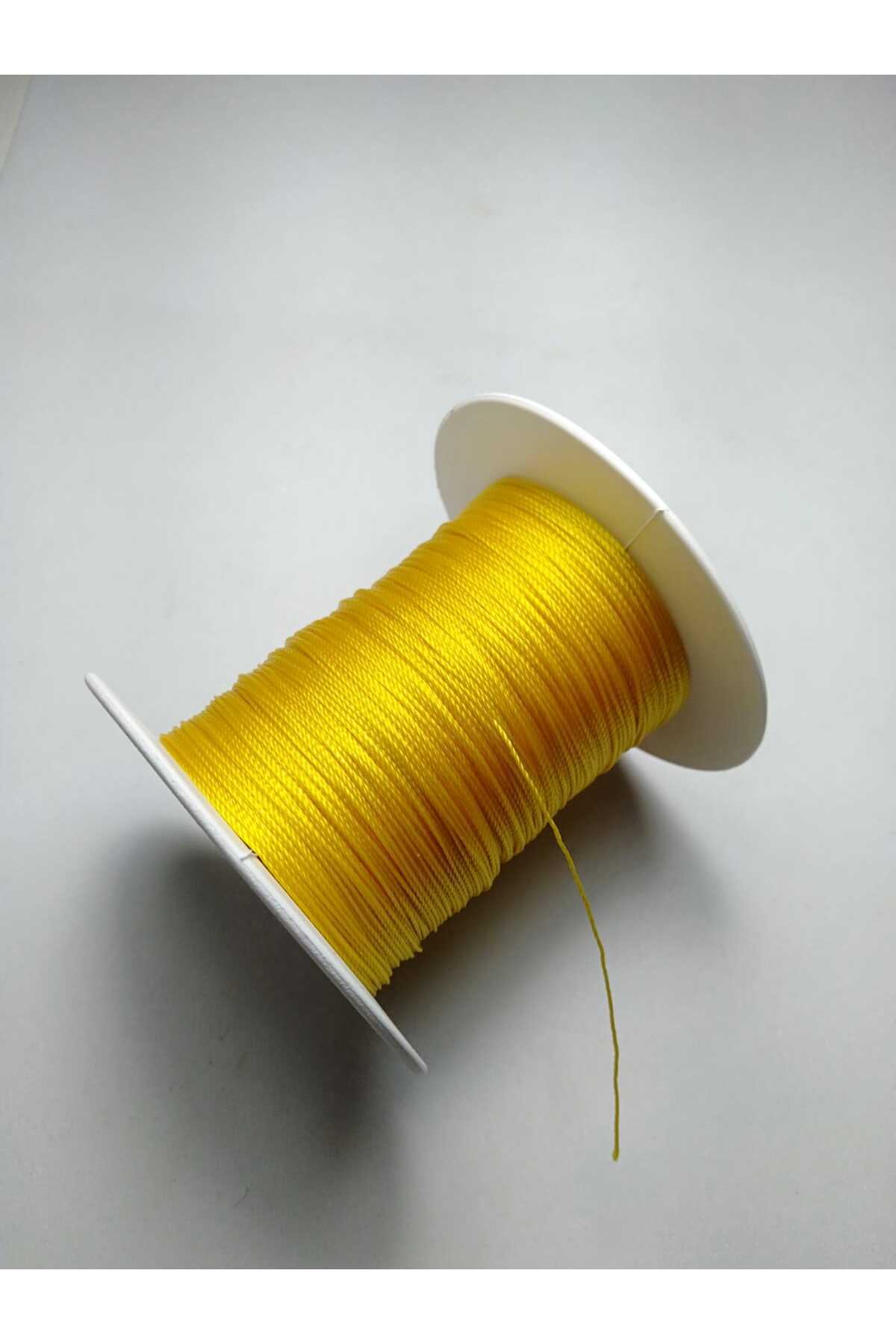 0.5 Mm 100 Metre Tesbih İpi Sarı Renk