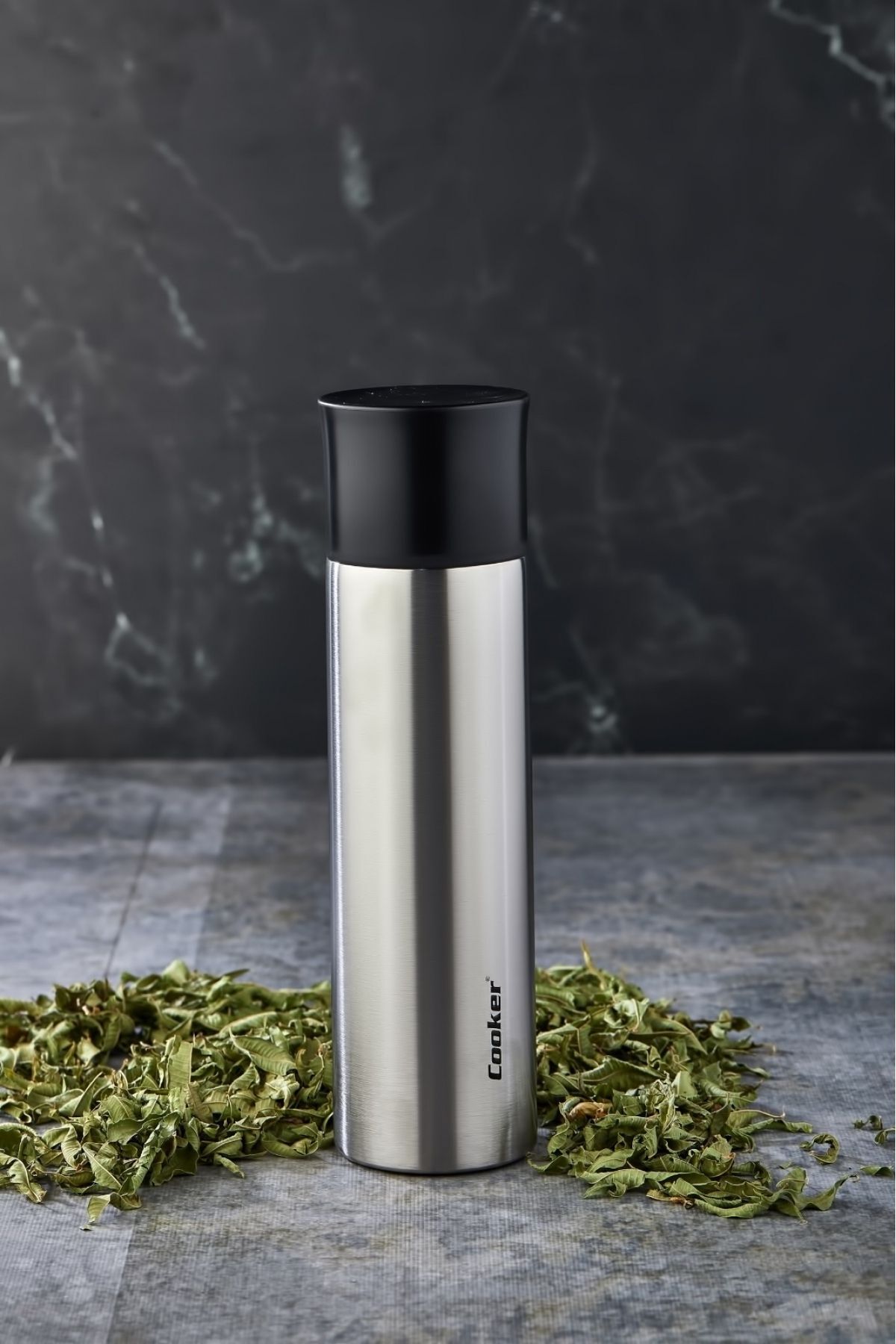 فلاسک مشکی CKR 2074 0.75 LT استیل ضد زنگ Thermos Cooker