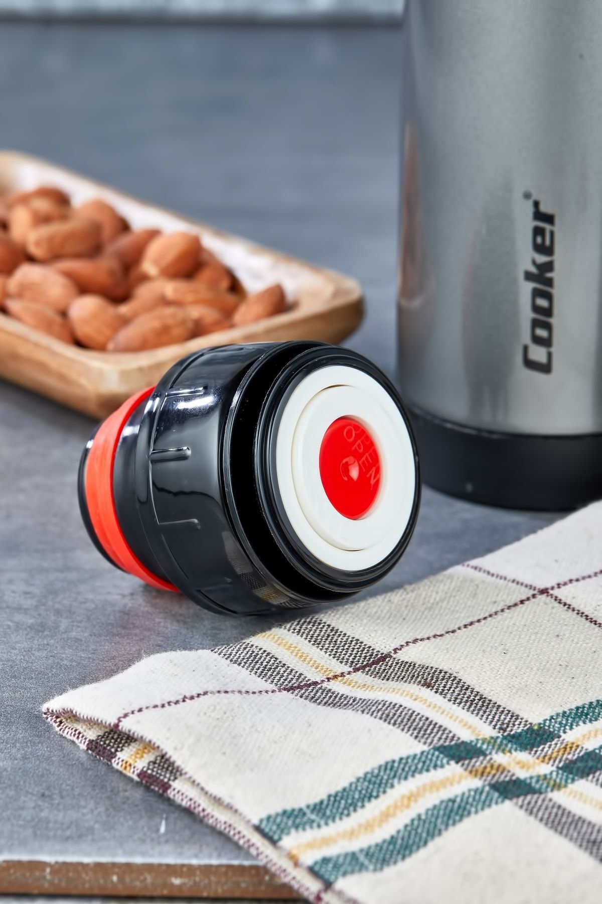 فلاسک خاکستری CKR به علاوه 300 میل روند استیل ضد زنگ ترموس پیک نیک چای قهوه اردوگاه Cooker