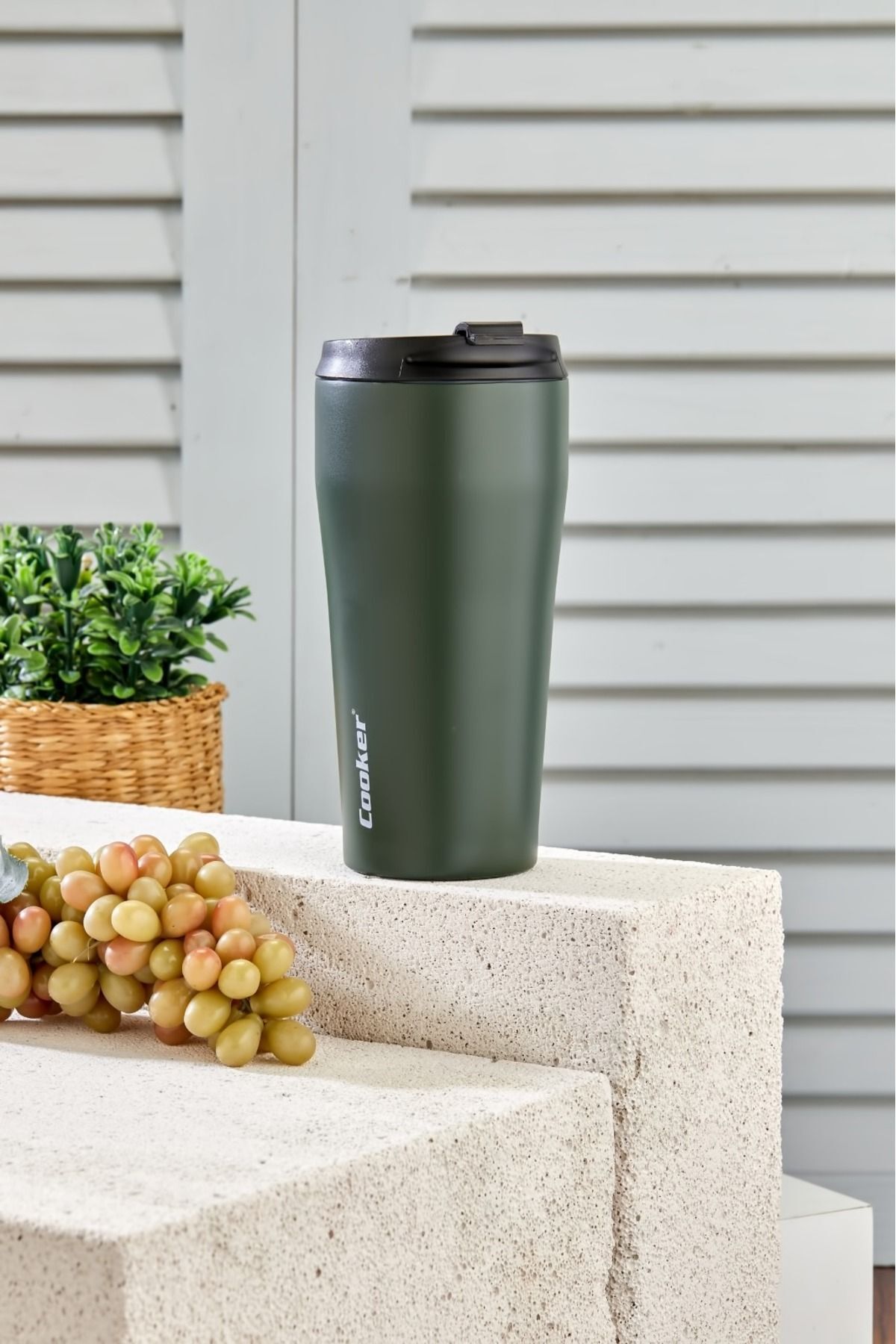 فلاسک نارنجی 0.40 میل ترموس استیل ضدزنگ دو طبقه Tea Picnic Camp Outdoor Office Hotel Cafe Cooker