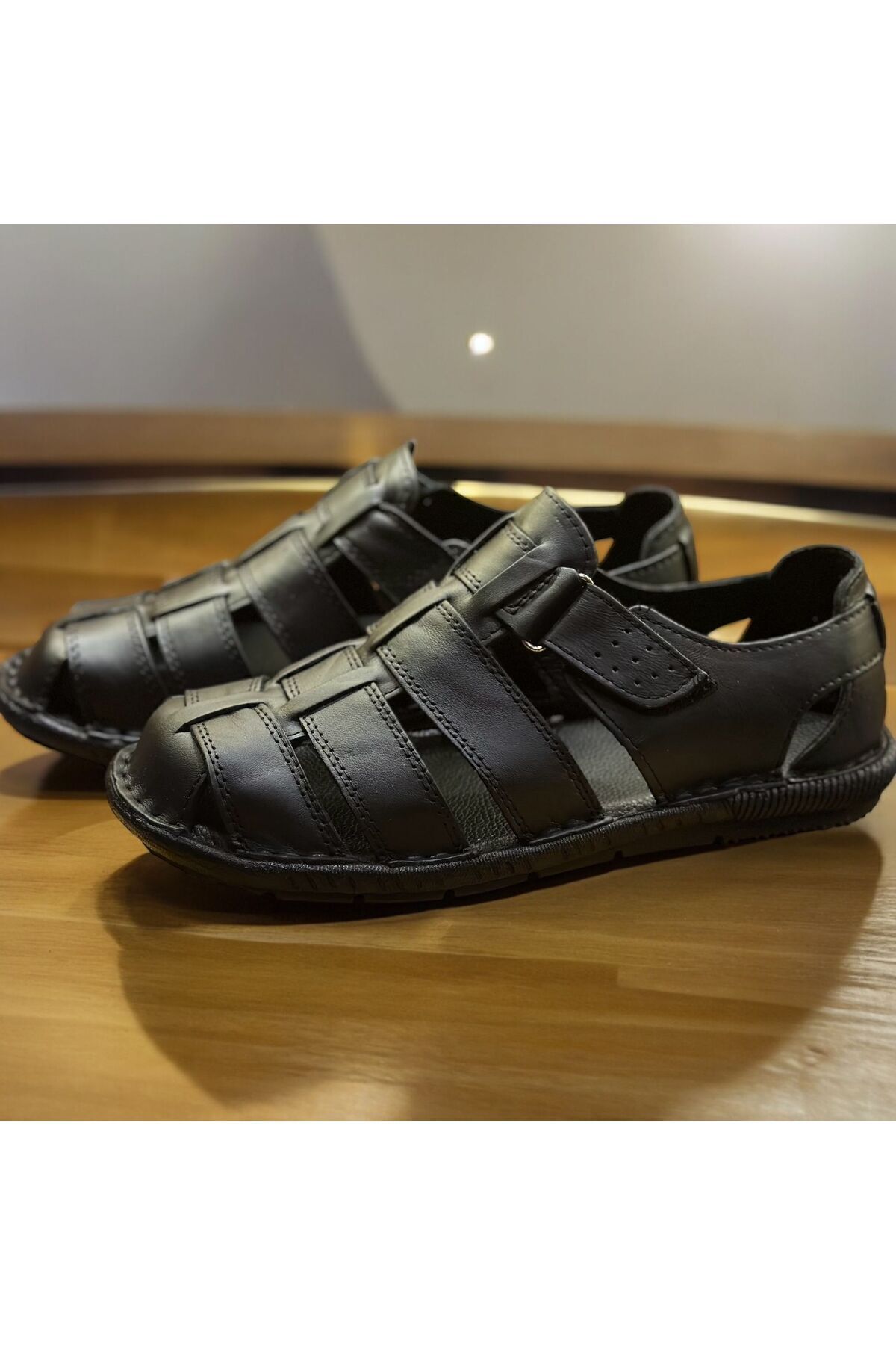 Cengiz Sandals Hakiki Deri Erkek Sandalet görsel 2
