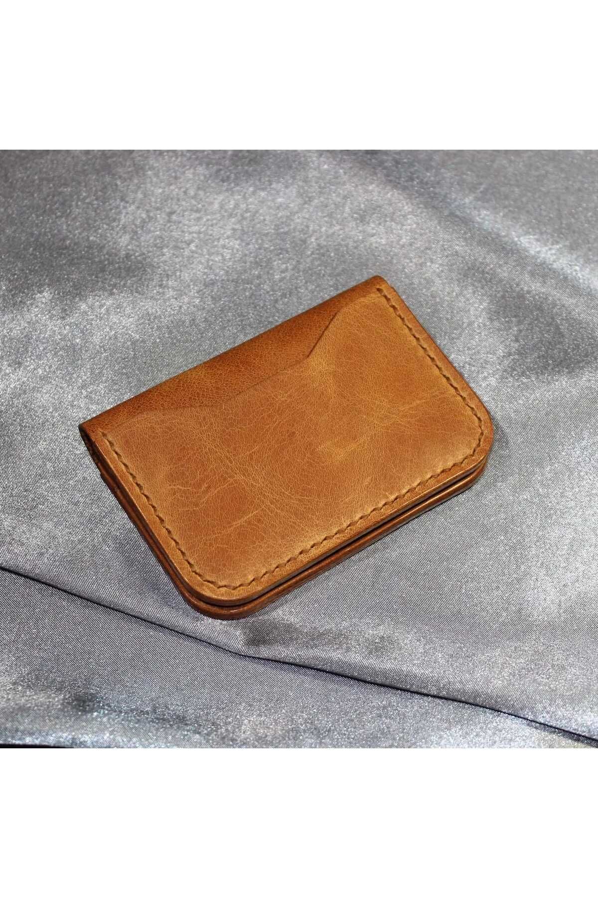 کیف پول مردانه و زنانه حداقل چرم اورجینال Z ZDK Leather Craft