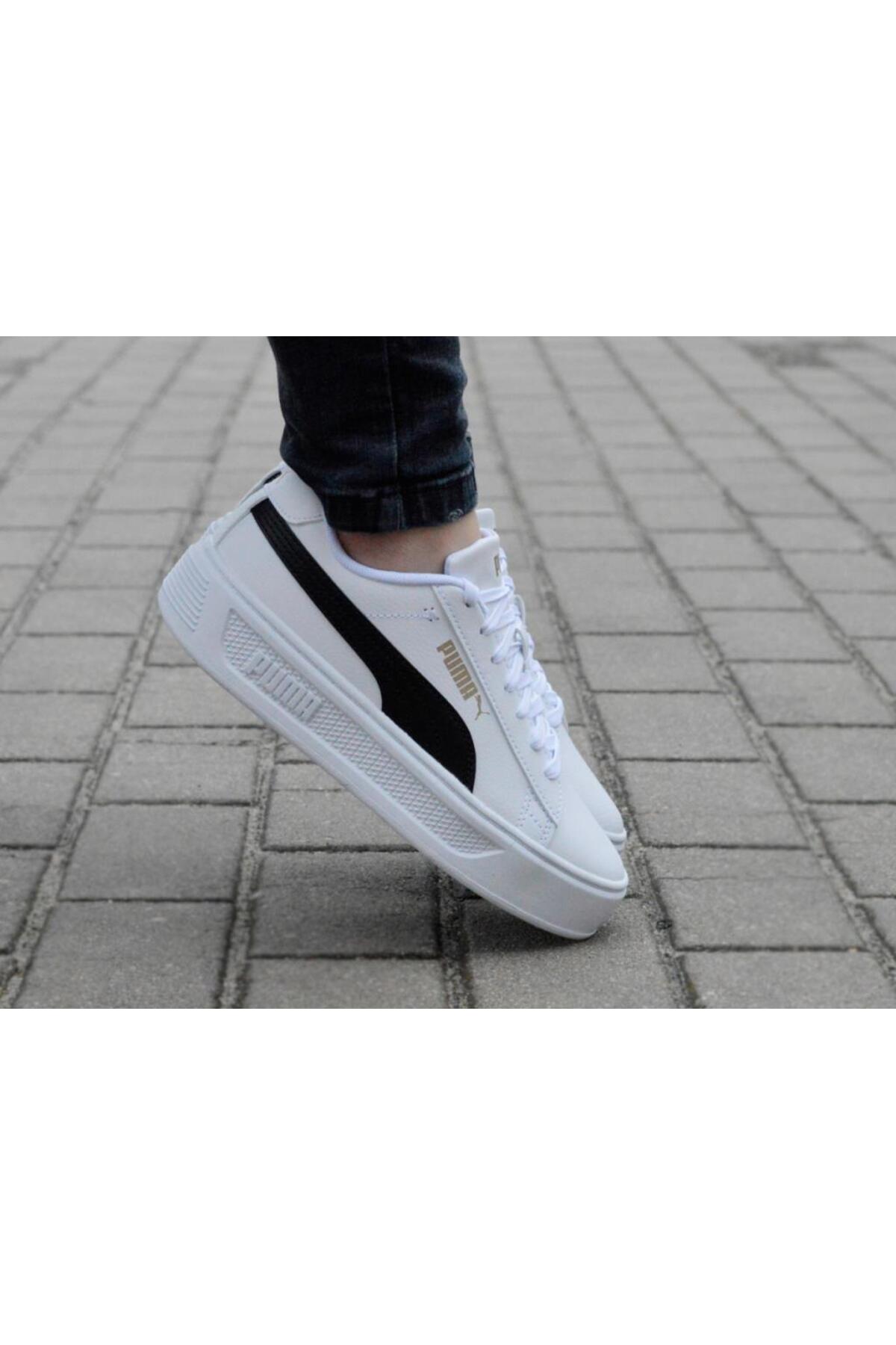 کفش اسپرت زنانه سفید روزانه Smash Platform V3