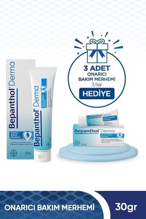 Bepanthol Derma Onarıcı Bakım Merhemi 30 gr 3 Adet Onarıcı Bakım Merhemi 3,5 gr