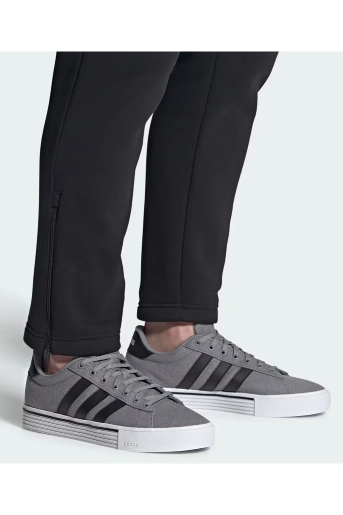 روزانه 4.0 کفش ورزشی گاه به گاه کفش پیاده روی کفش کتانی خاکستری adidas