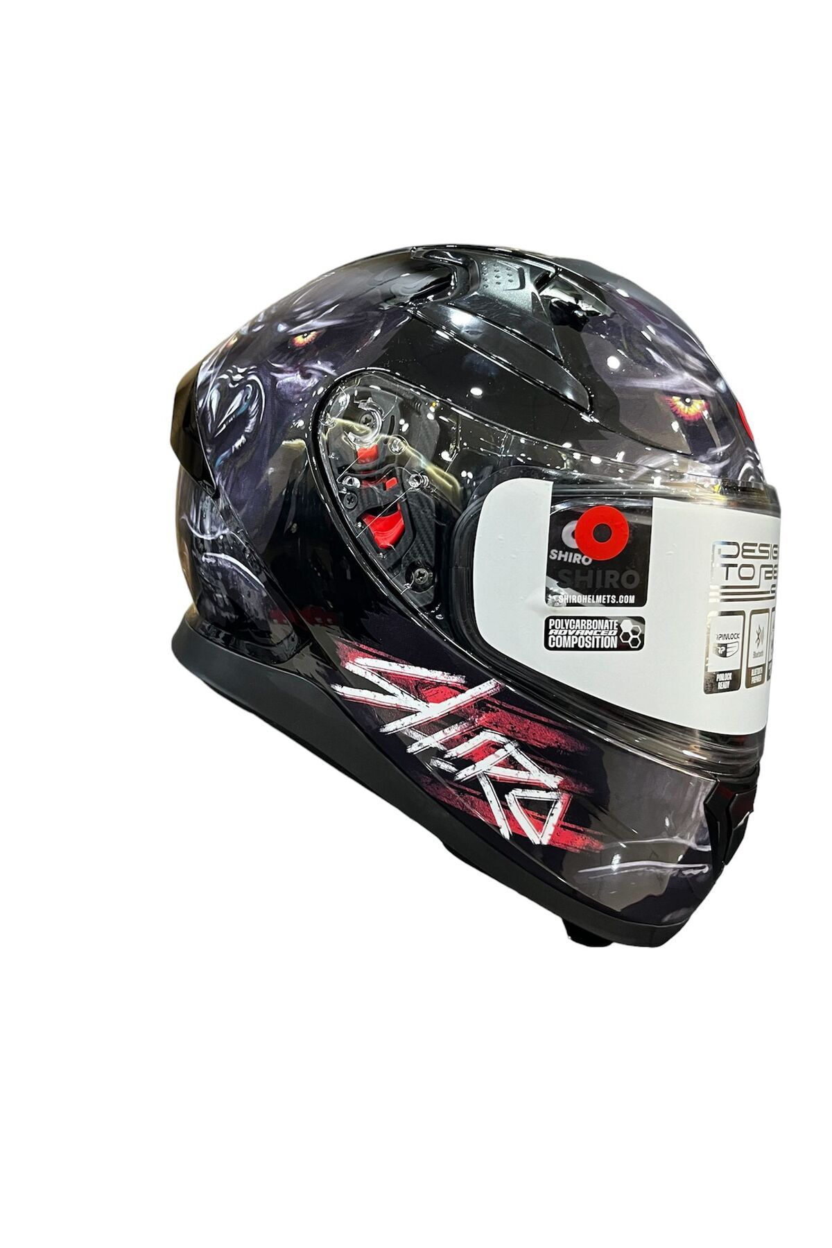 Shiro Moto Tez _006 Full Face (KAPALI) Motosiklet Kaskı Apex