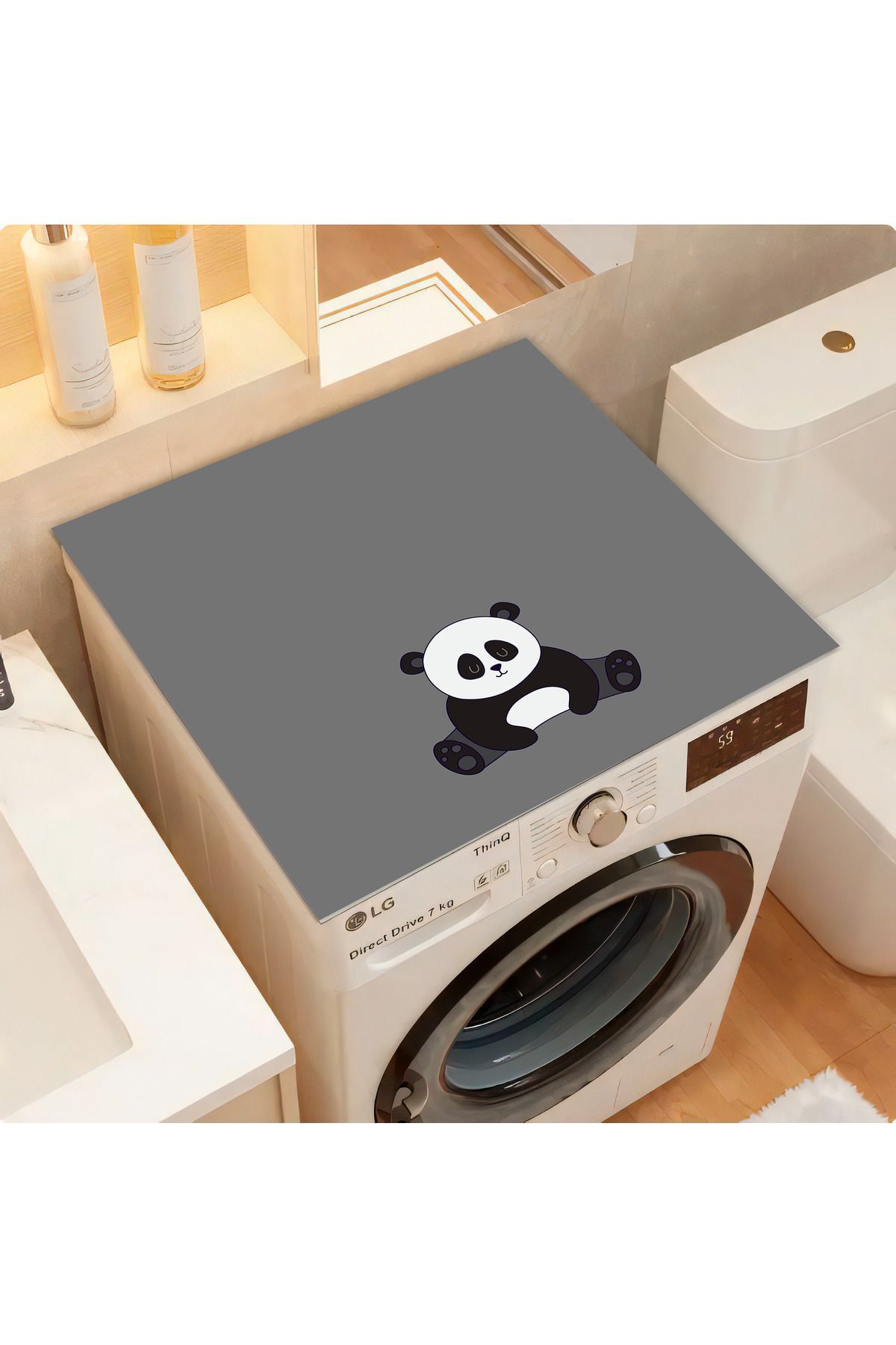 Washing Machine Dryer Cover Protection Pad Liquid Proof Mat Anti-Slip Washable