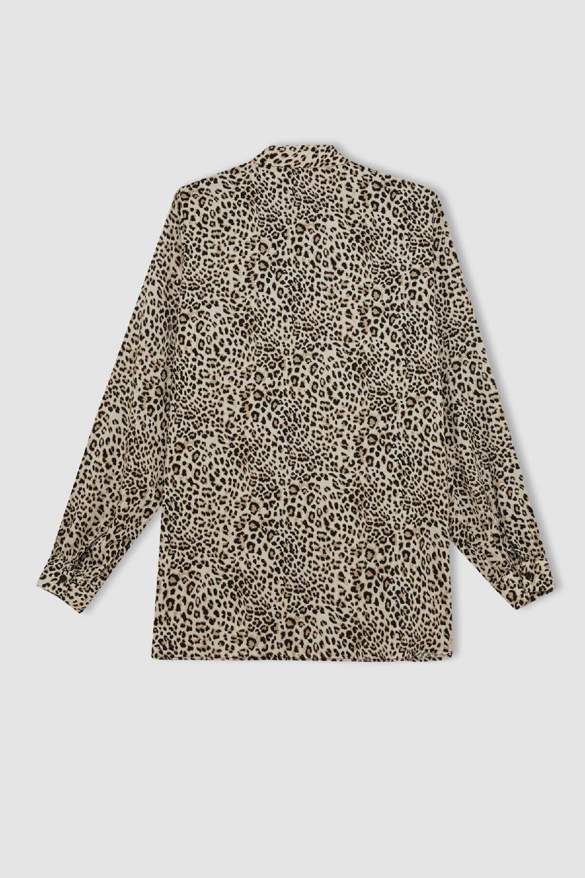 شومیز زنانه دفاکتو | D1078AX24AU Defacto - Image 4