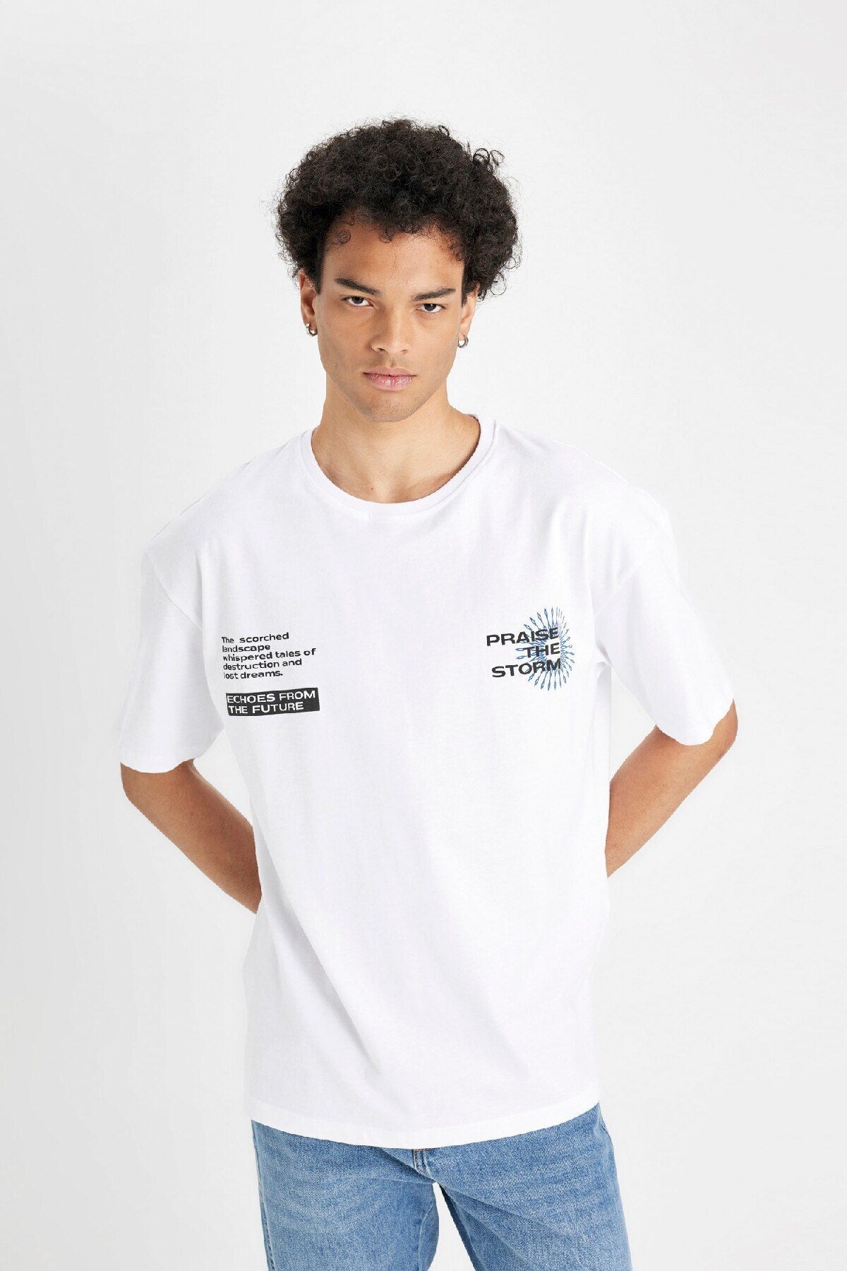 تی شرت مردانه دفاکتو | C6145AX24AU Defacto - Image 3