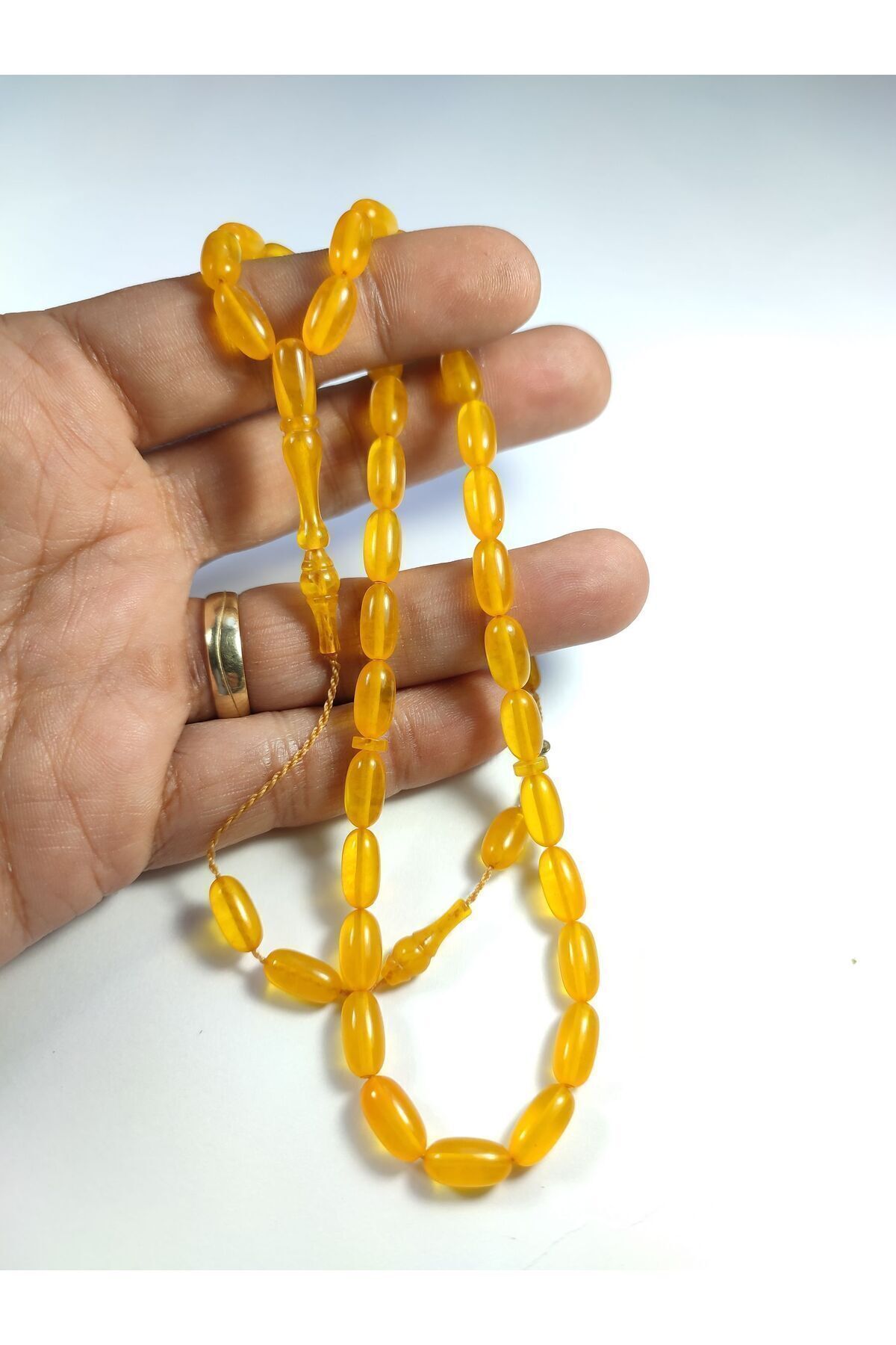 İskeçe Exclusive-Junaid Hasan Master Work Signed Şenalp Model Certified Squeezed Amber 5