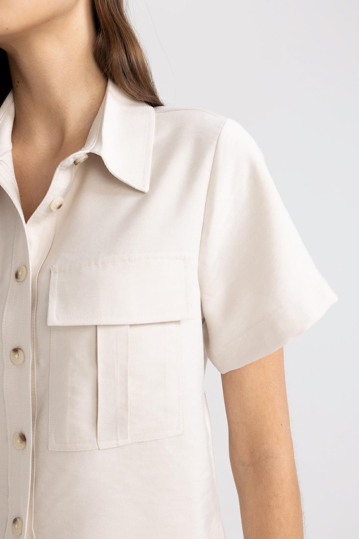 شومیز زنانه دفاکتو | C4784AX24SM Defacto - Image 3