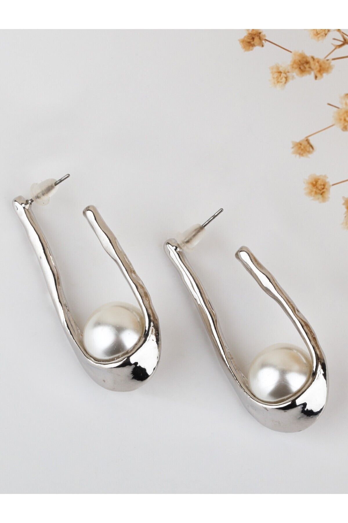 MRK-Big Pearl Design Women's Earrings 3