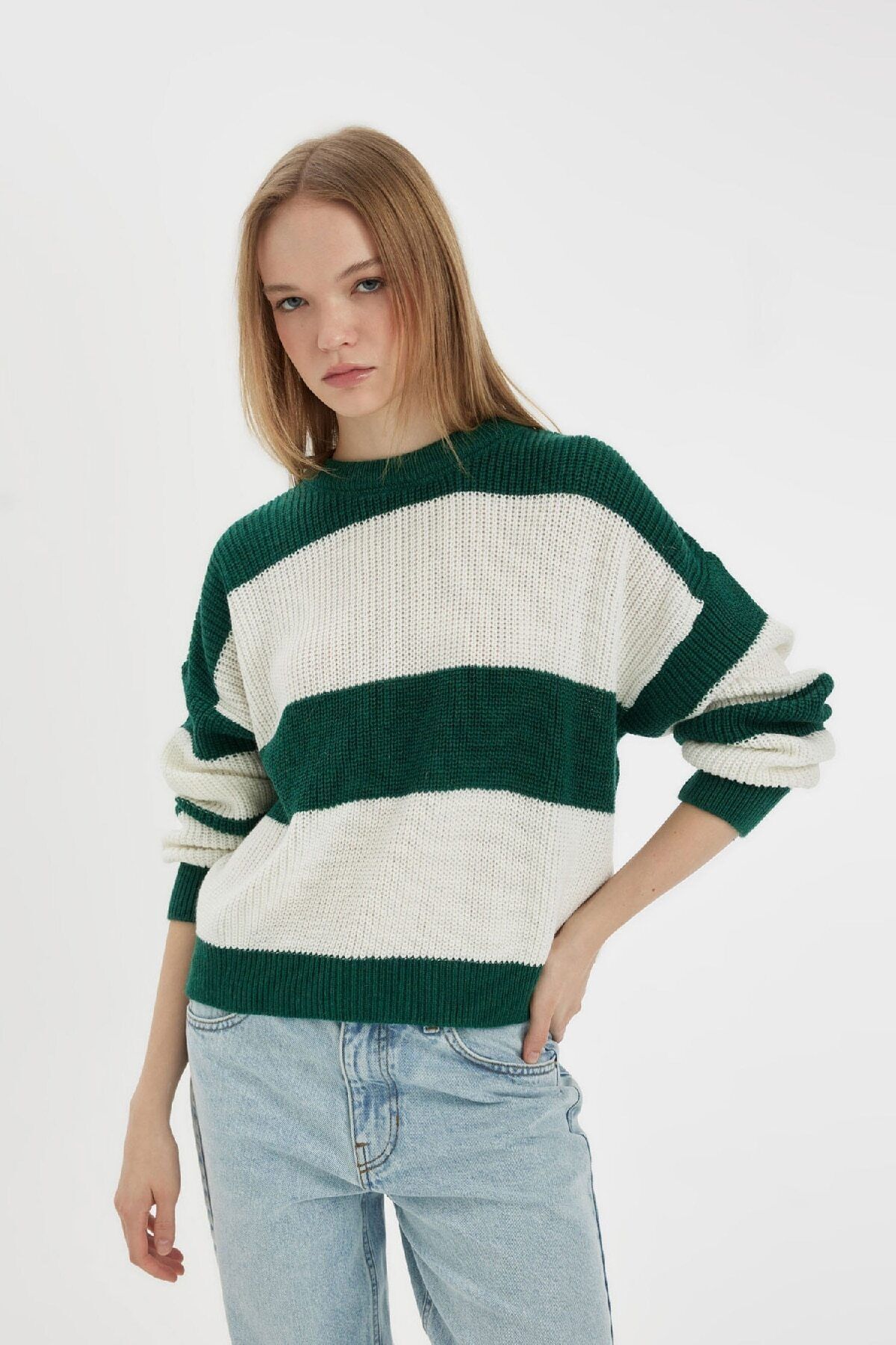 ژاکت بافتنی اورسایز Fit Crew X4931az24wn
