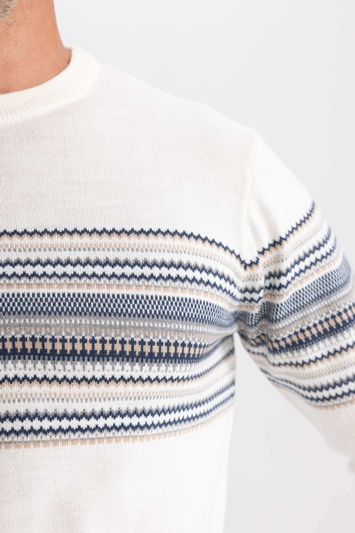 بافت و پلیور مردانه اکرو Defacto | B1402AX23AU اورجینال - تصویر 6