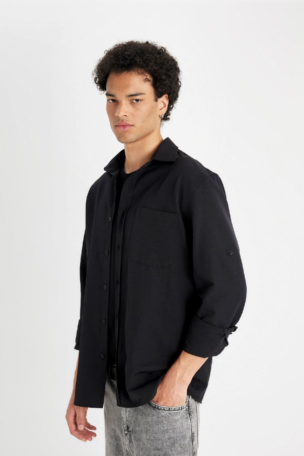 پیراهن مردانه دفاکتو | D4183AX24AU Defacto - Image 3