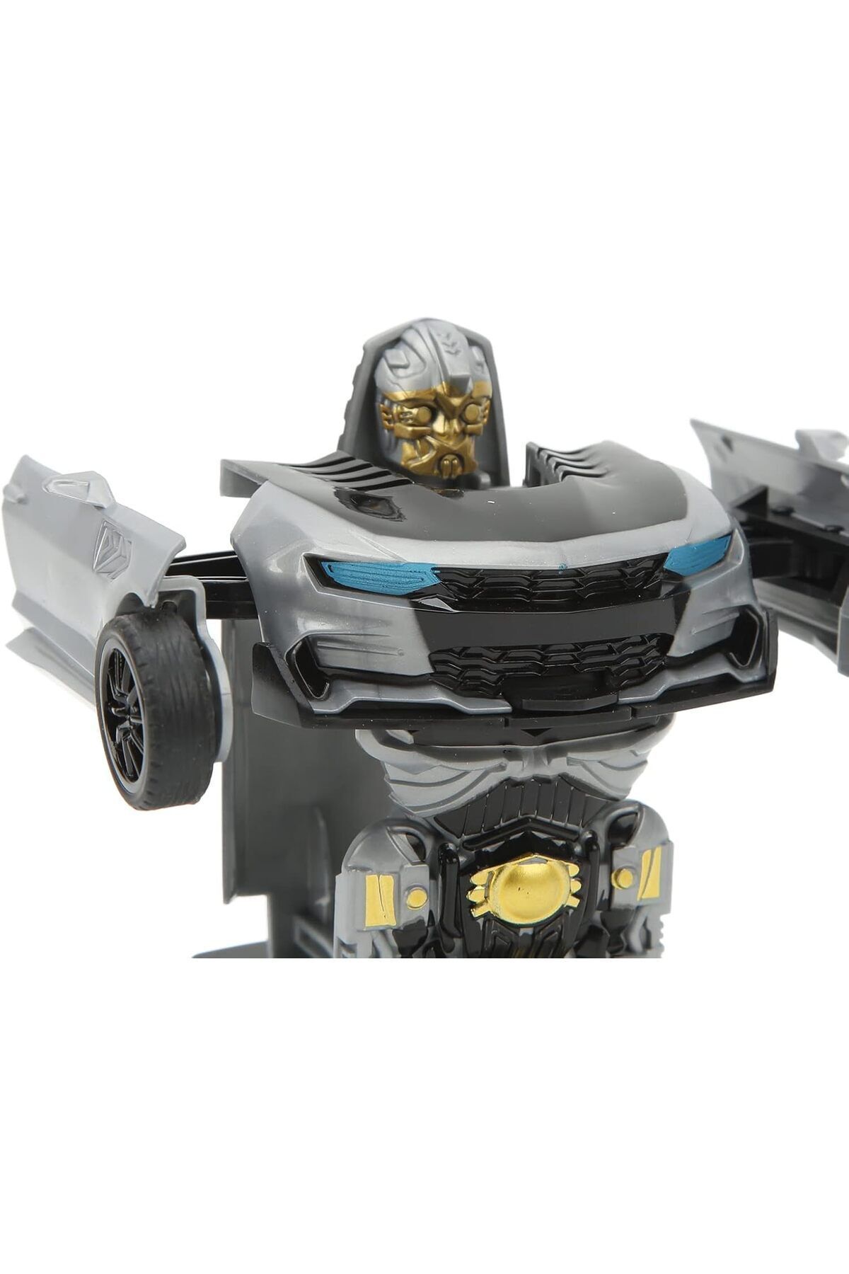 SUDEN-Yellow Bumblebee Transformable Toy Car Robot 5