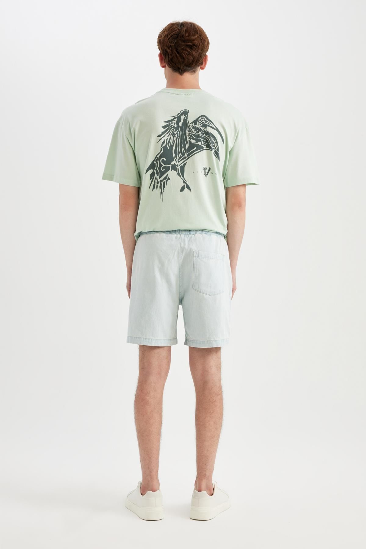 شلوارک مردانه دفاکتو | Z4459AZ24SM Defacto - Image 5