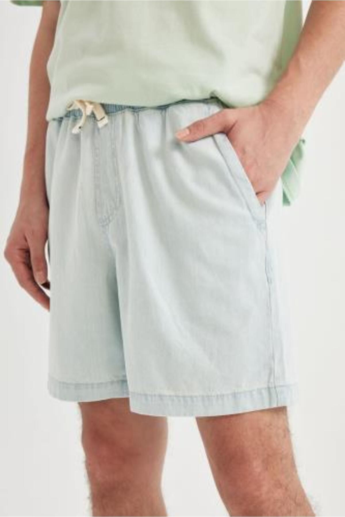 شلوارک مردانه دفاکتو | Z4459AZ24SM Defacto - Image 4