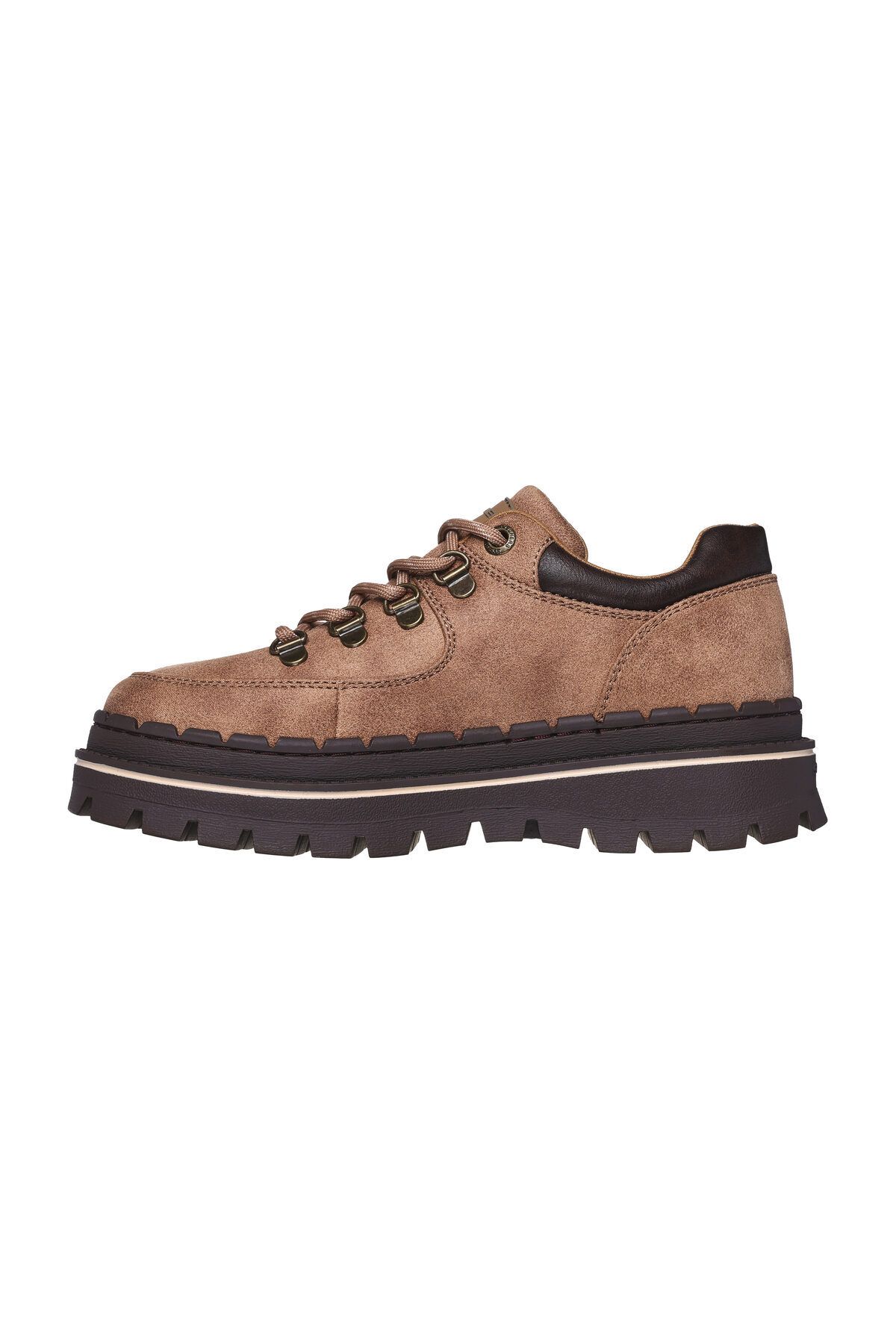SKECHERS-Hnědé vycházkové boty 4