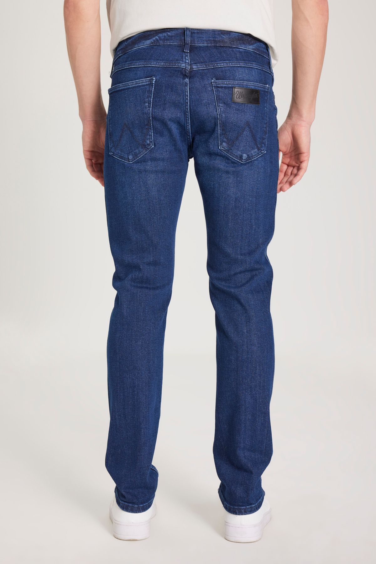 WRANGLER-Pantaloni de blugi albaștri Greensboro, cu croială normală, cu talie joasă, cu picioare drepte 6