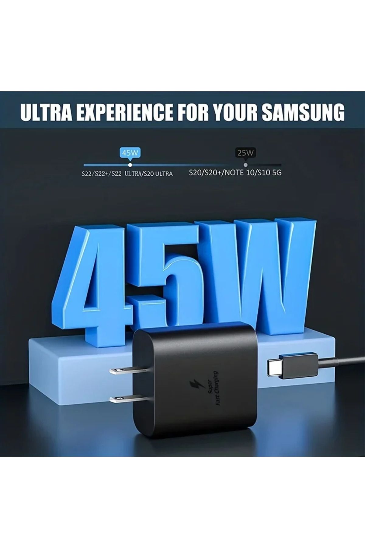 Choice-For Samsung 45W Ultra Fast Charger Cable Type C Cable USB C For Android Phone Power Adapter Block... 6