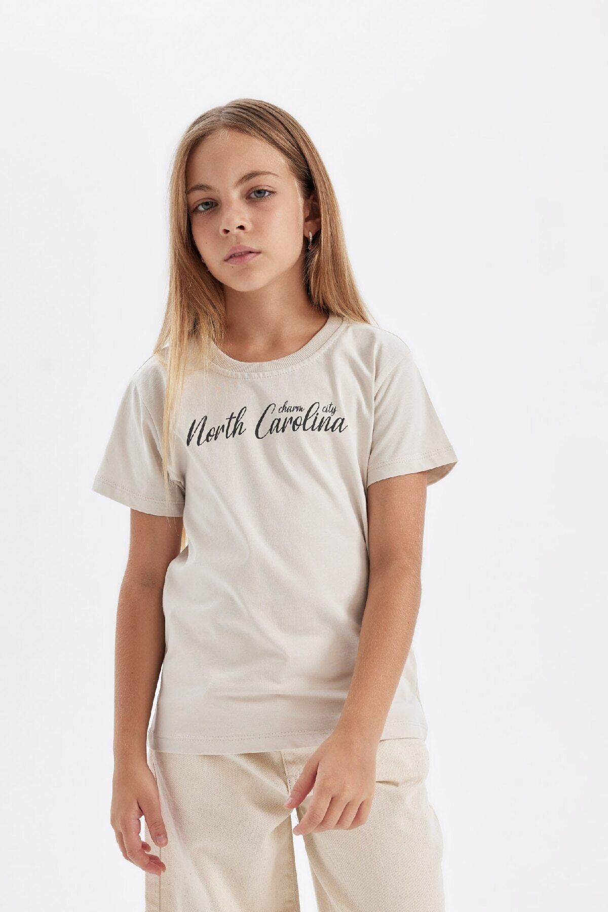 تی شرت دخترانه دفاکتو | C8460A824AU Defacto - Image 3