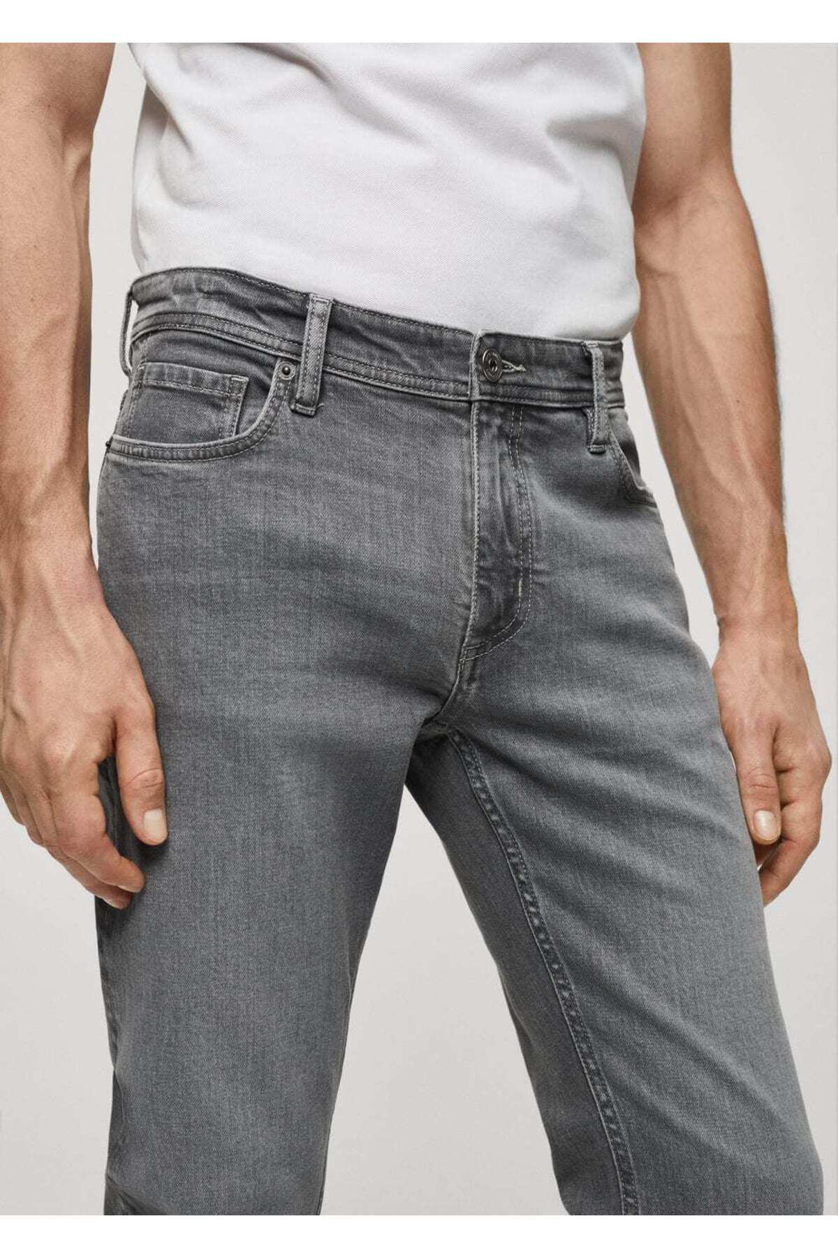 MANGO Man  Jan Slim Fit Jean - Görsel 6