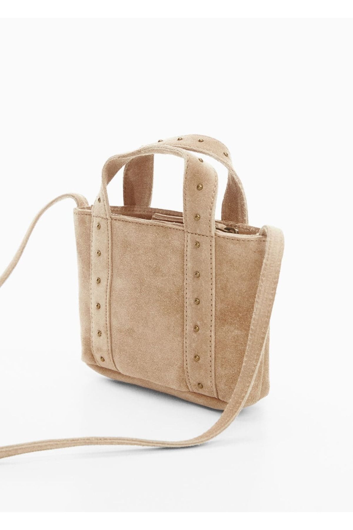 MANGO Kids-Skórzana Mini Torba Shopper 3
