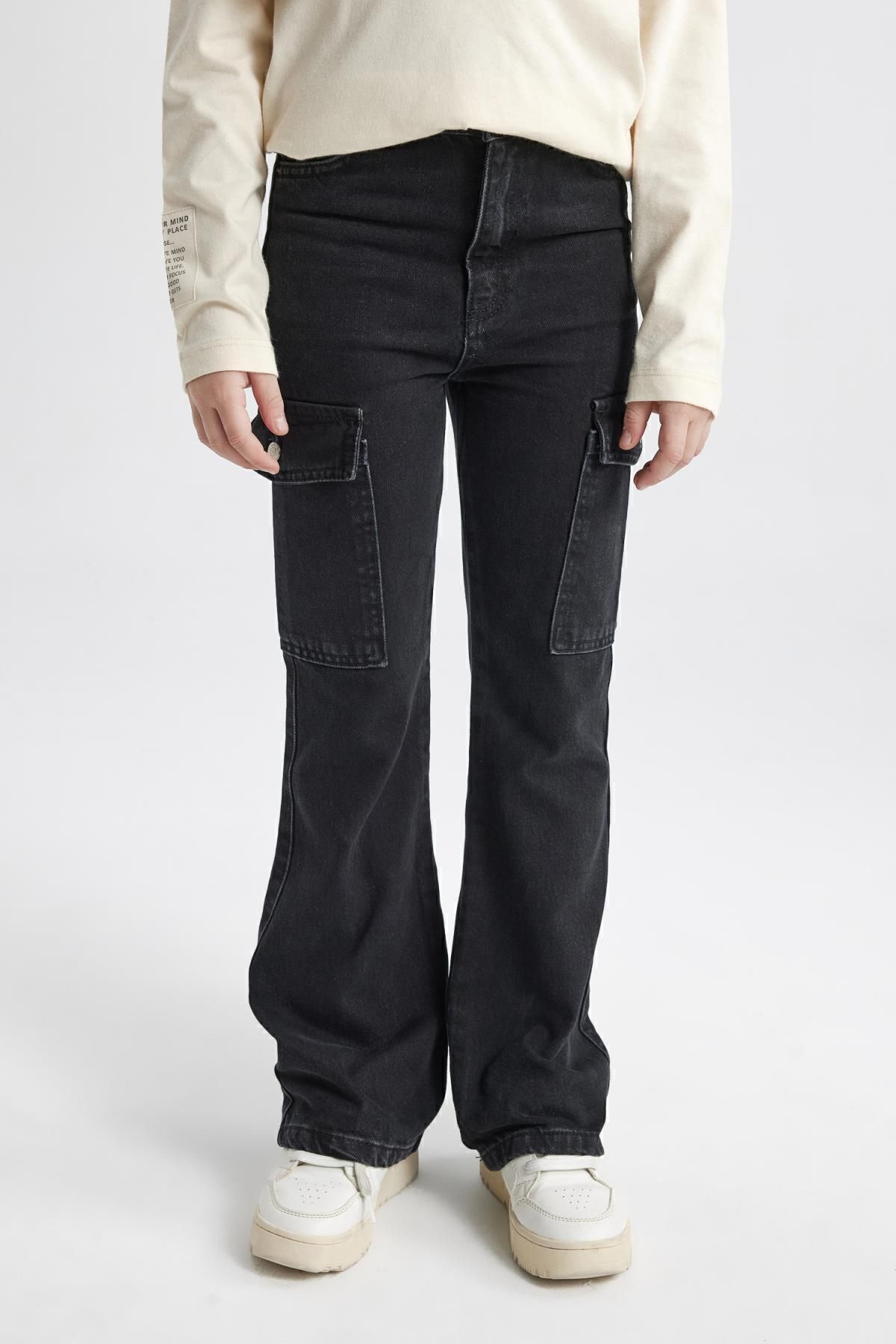 شلوار دخترانه دفاکتو | C0430A824SP Defacto - Image 3