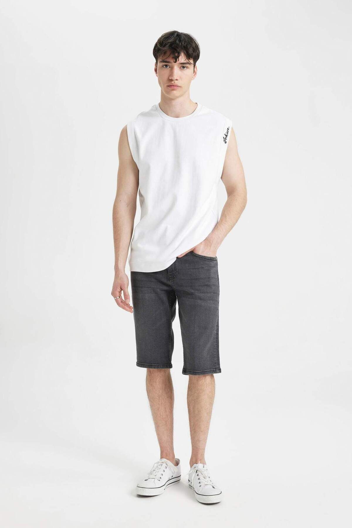 شلوارک مردانه دفاکتو | A4804AX23SM Defacto - Image 5