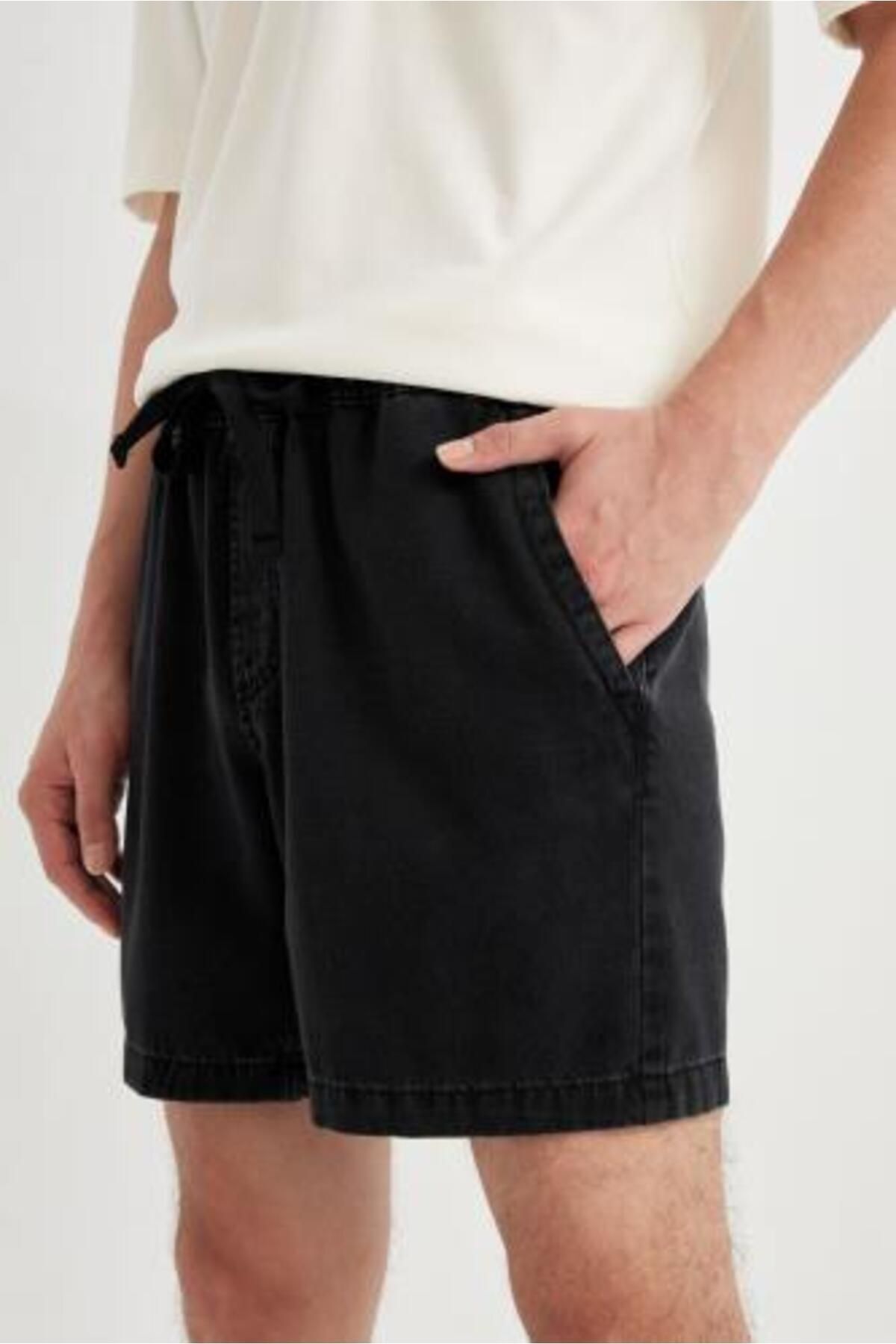 شلوارک مردانه دفاکتو | D4390AX24SM Defacto - Image 5