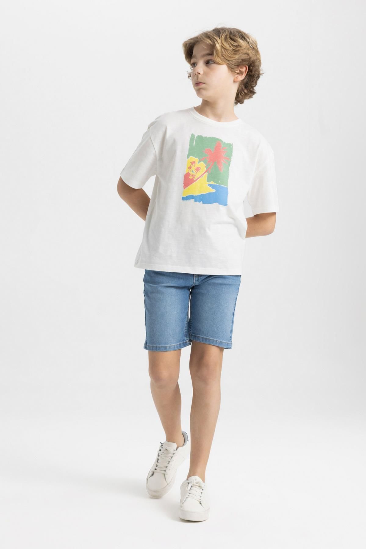 شلوارک پسرانه دفاکتو | B5751A824SM Defacto - Image 2