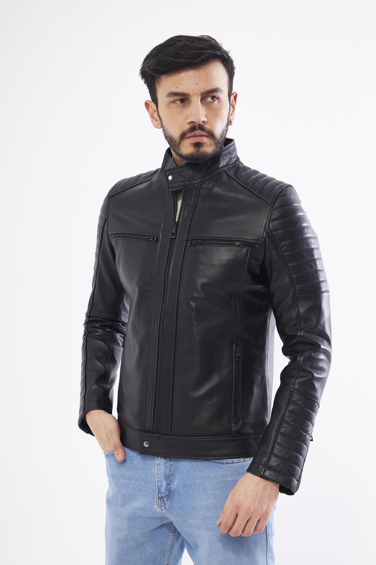 کاپشن چرم دری نس der123
