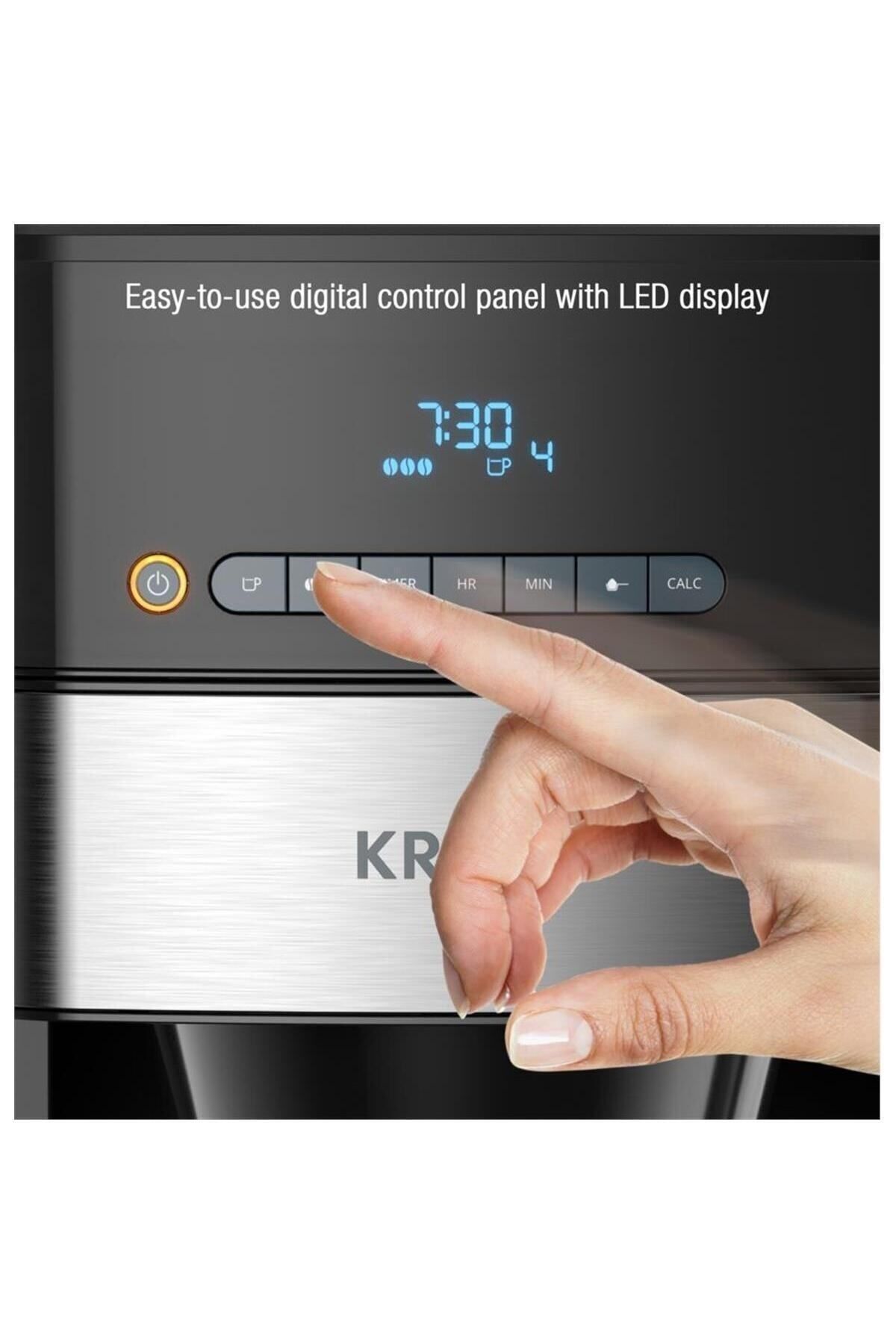 Krups-Filter Coffee Machine - with Grinder and Automatic 7