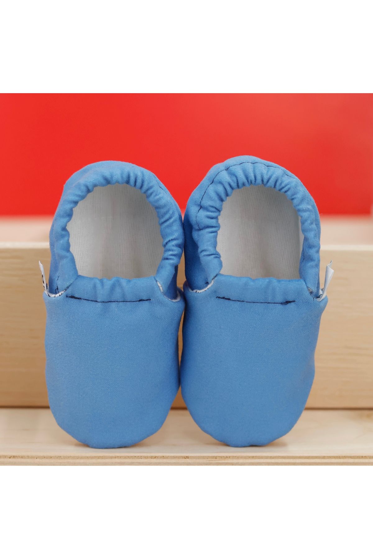 Ella Bonna-Blaue Babyschuhe – rutschfeste Sohle, Hausschuhe für Zuhause, Hausschuhe für Kinderzimmer 4