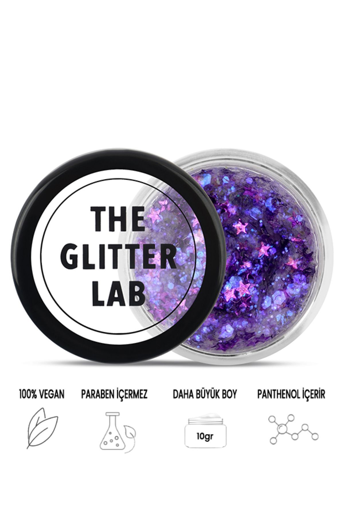 The Glitter Lab Jel Formlu Parlak Glitter - Mystical Haze