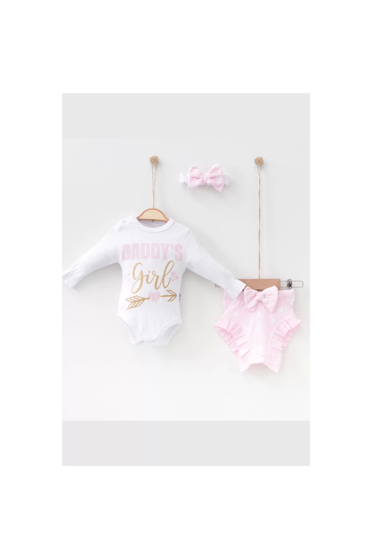 Daddy's Girl Bandana Baby Girl Set