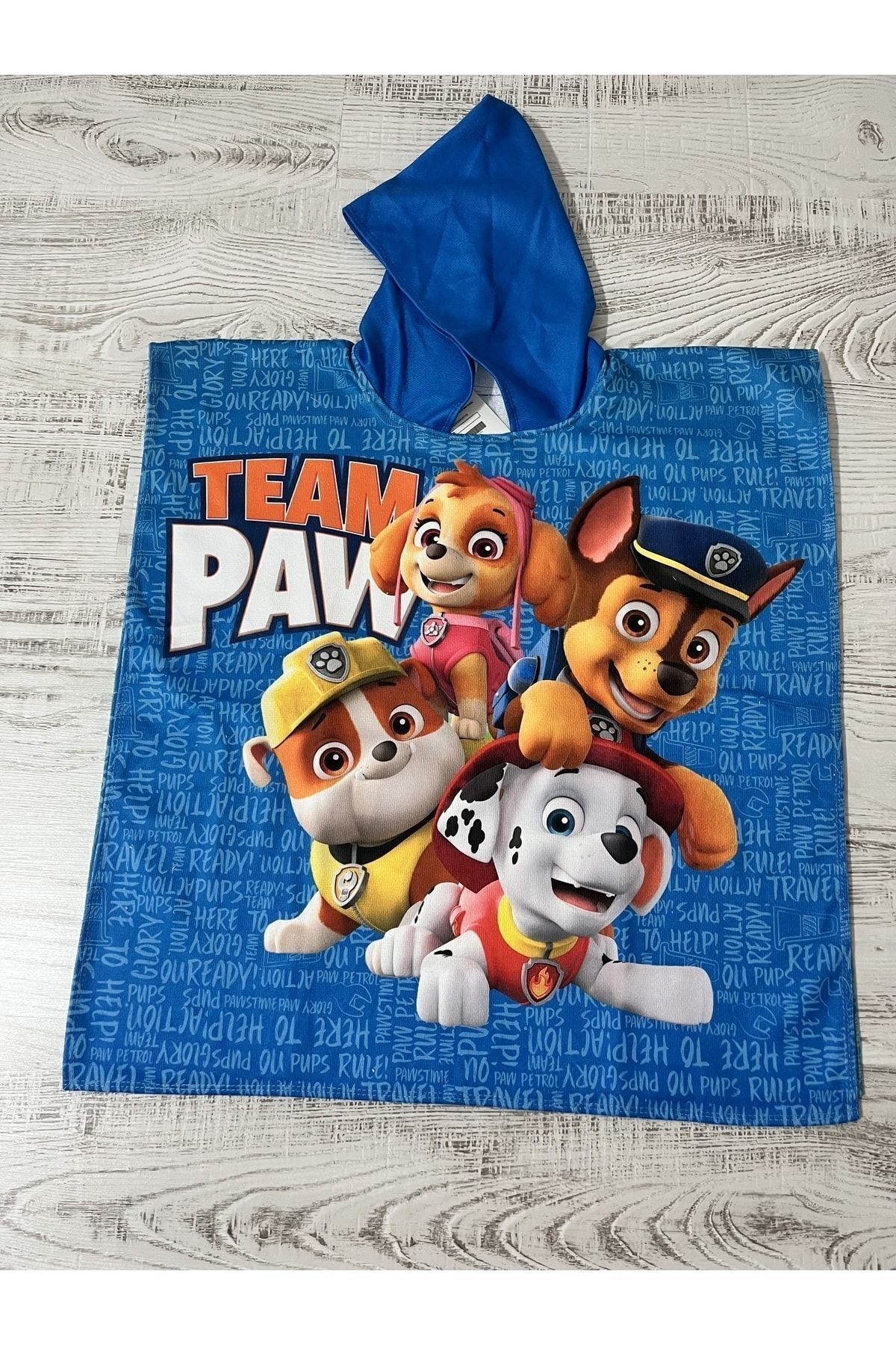 Pukka Boz Paw Patrol Poncho Bathrobe Kids Towel Trendyol