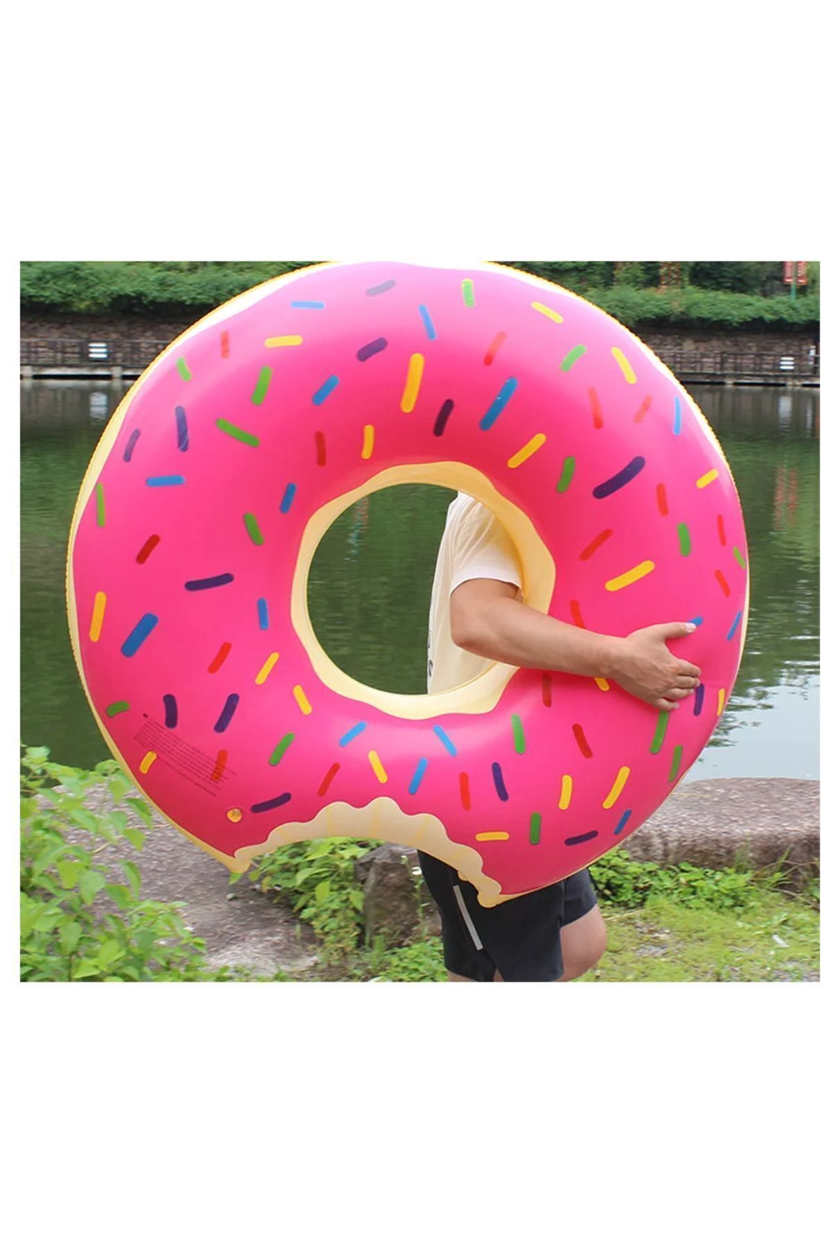 LRS STORE-Large Size Inflatable Donut - Sea and Pool Toy 2