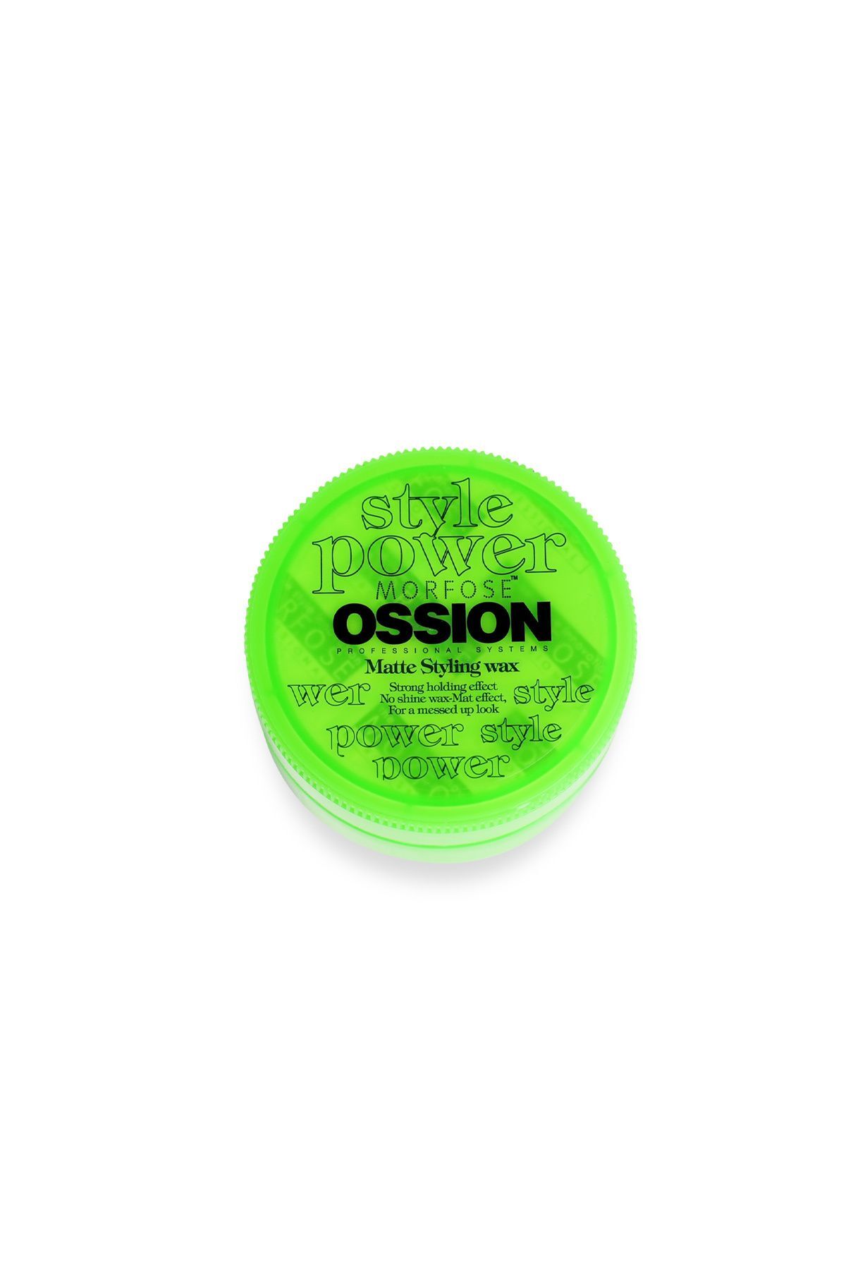Kendinize Ait Stil İçin Ossion Mat Saç Şekillendirici Wax 100 Ml. — Kalıntı Bırakmaz — تصویر 4 از 6