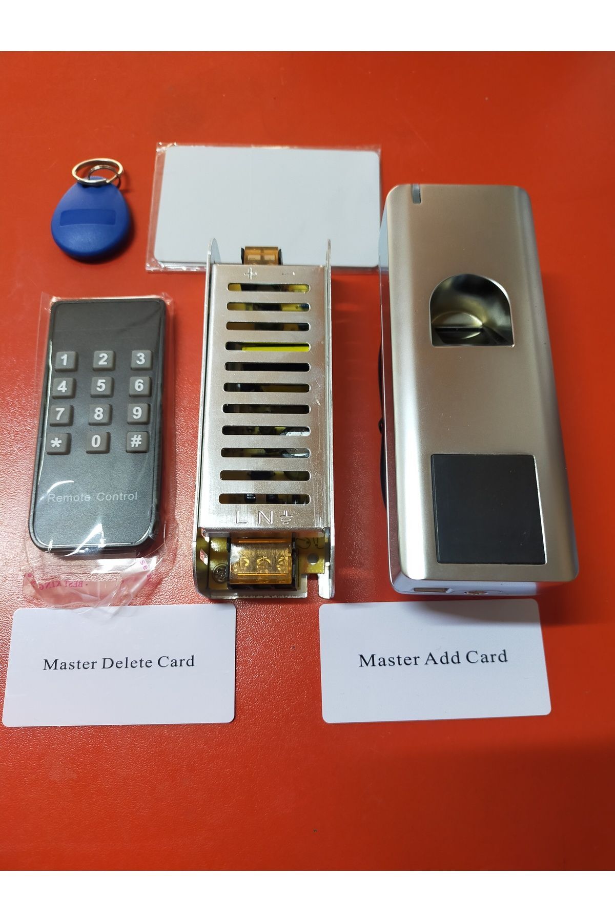 Parmak Izi Okuyucu Kart Parmak Izi Su Geçirmez Metal Kasa