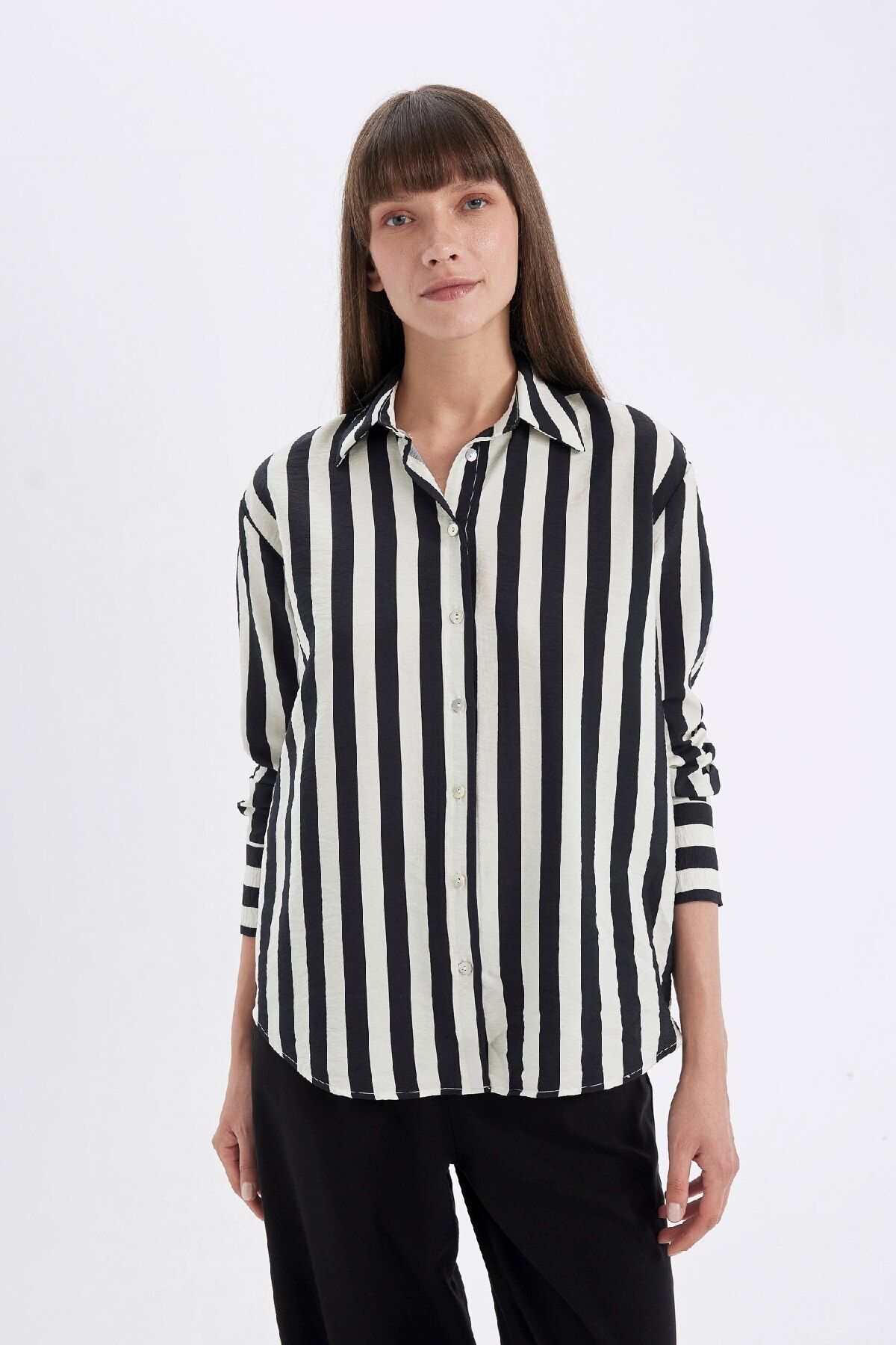 شومیز زنانه دفاکتو | D4511AX24AU Defacto - Image 3