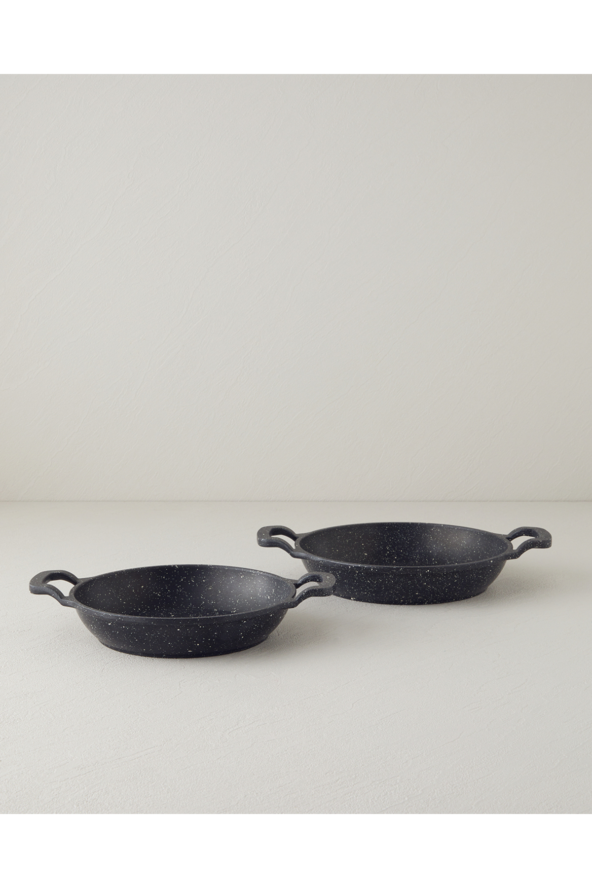 English Home Sofya Alüminyum 2'li Sahan Seti 18-20 cm Siyah