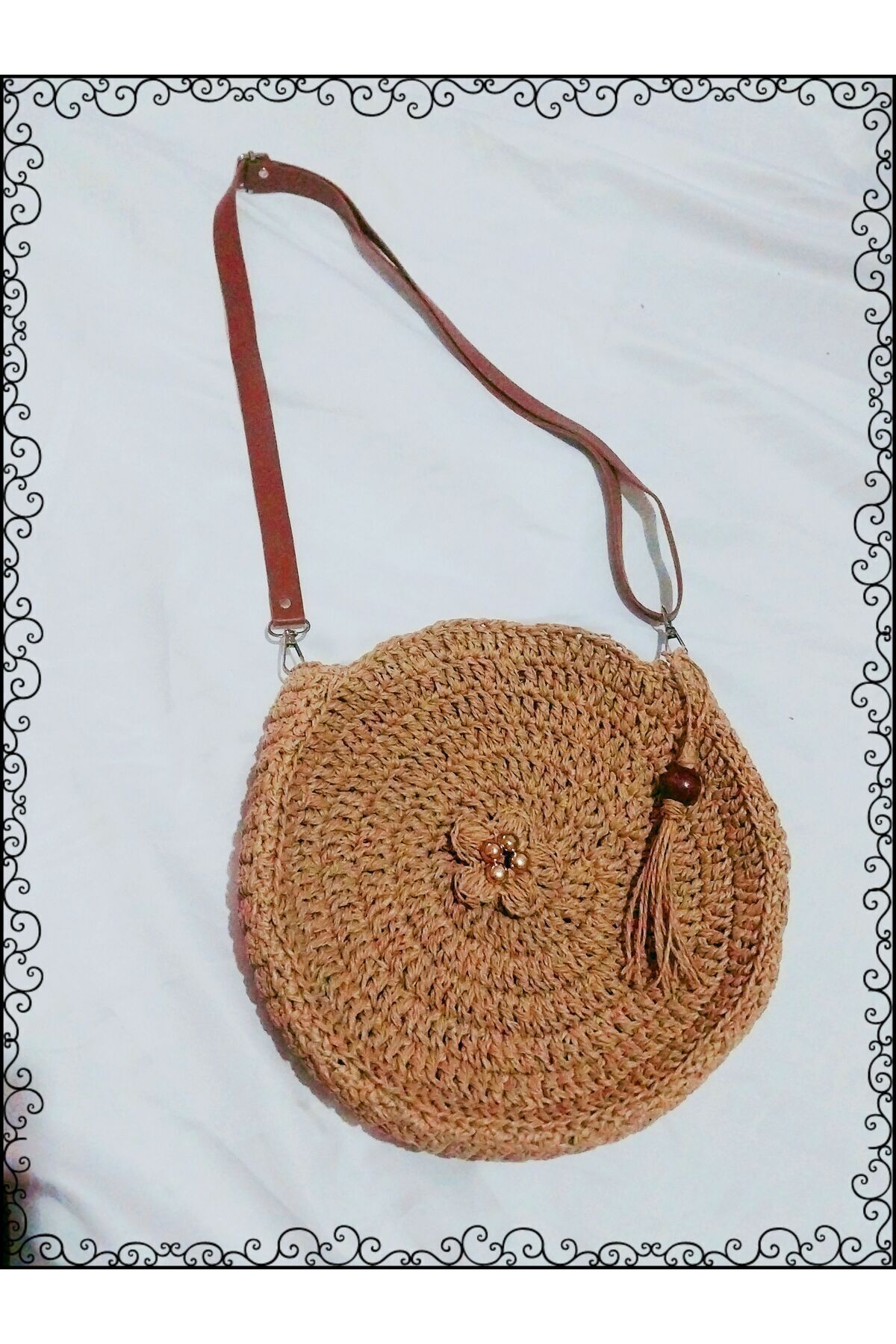 Handmade-2 Layer Macaron Bag - Drawstring and Orulmus Summer Bohemian Bag 2
