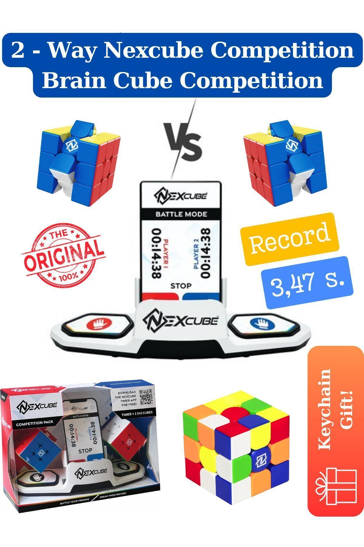 Doğan Oyuncak Dünyası-Original Nexcube Competition - Intelligence Cube Competition - Intelligence Cubes - Intelligence Cube - Licensed Cube - Intelligence 1