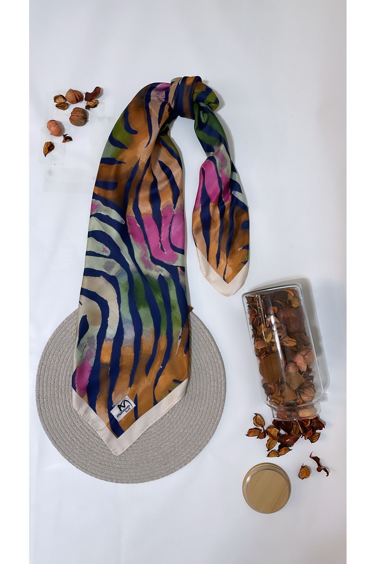 Onur-Zebra Patterned Soft Scarf - Great Fabric, Quality Product, Summer Scarf 1