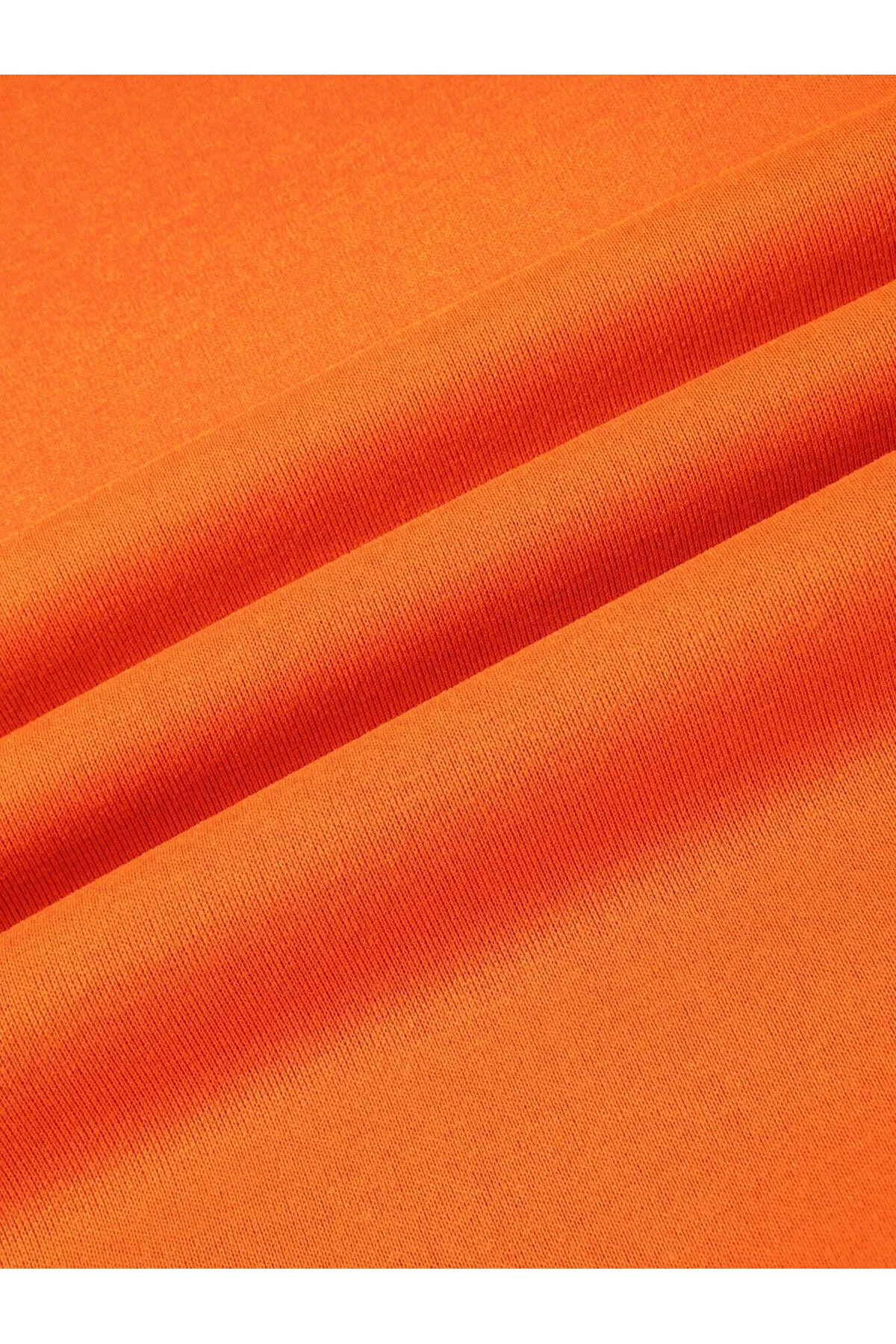 Revasser  Kadın Renkli Cat Özel Göğüs Baskılı Oversize Bisiklet Yaka Sweatshirt - Görsel 4