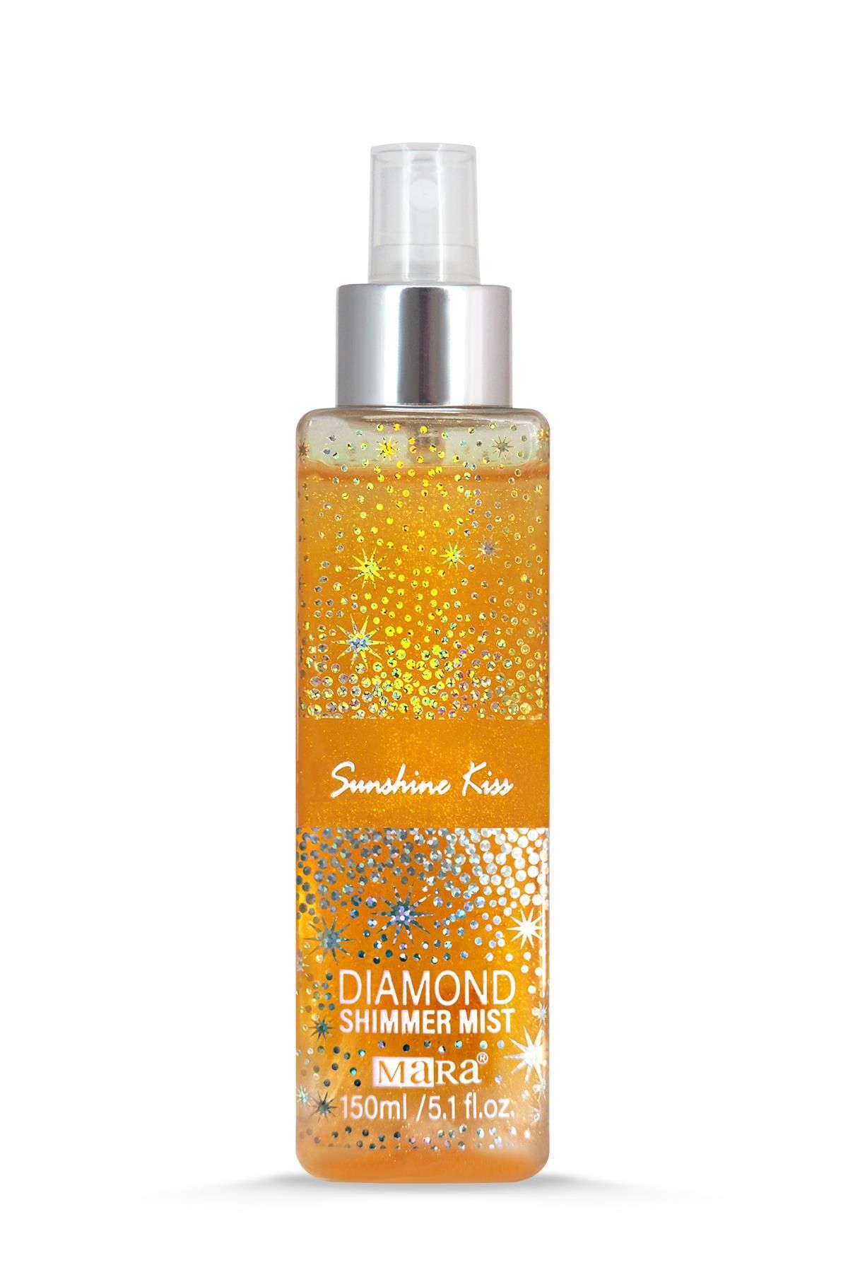 Sunshine Kiss Diamond Shimmer Mist Body Spray Gold Mara