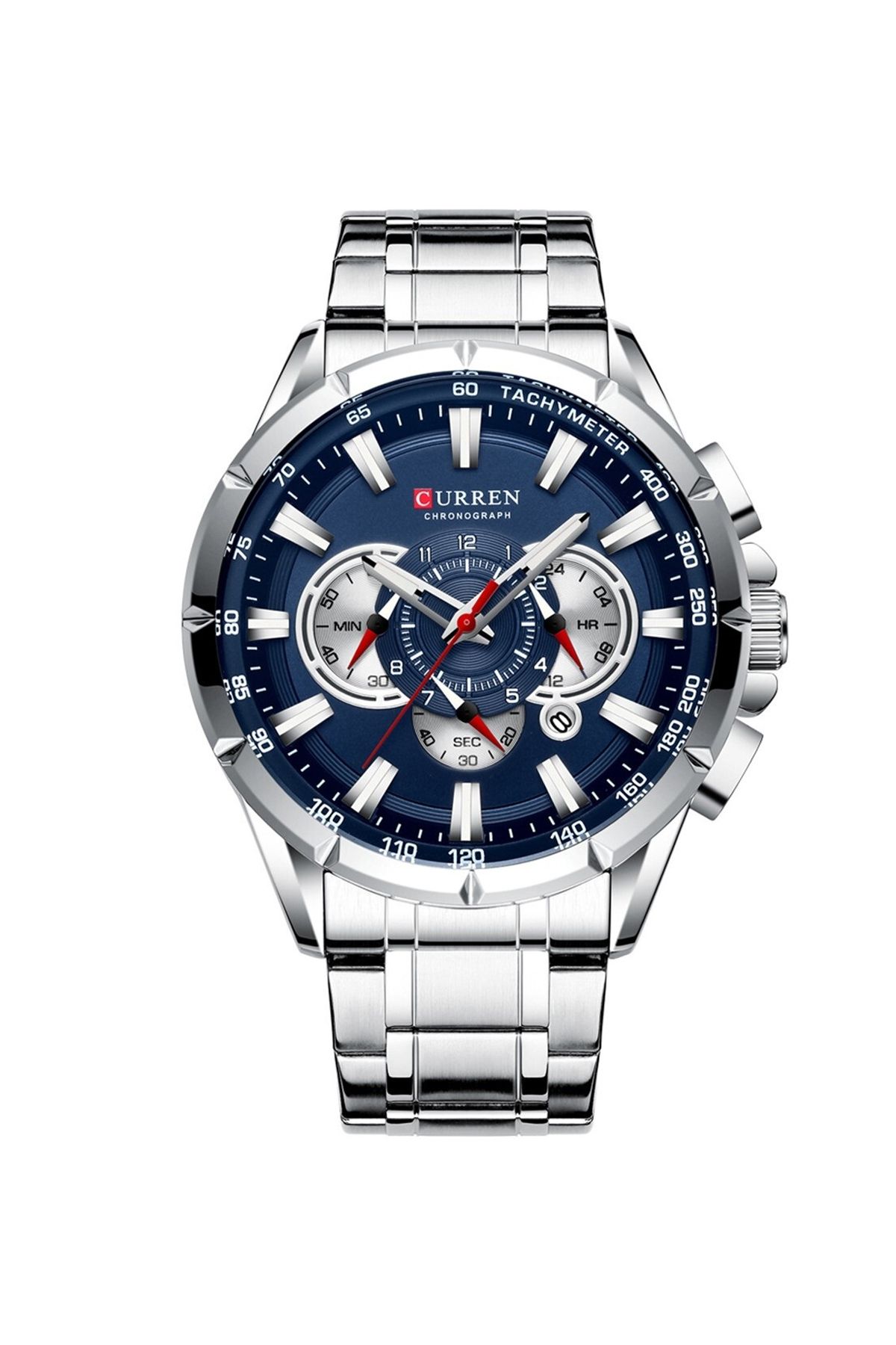 Curren watch silver discount