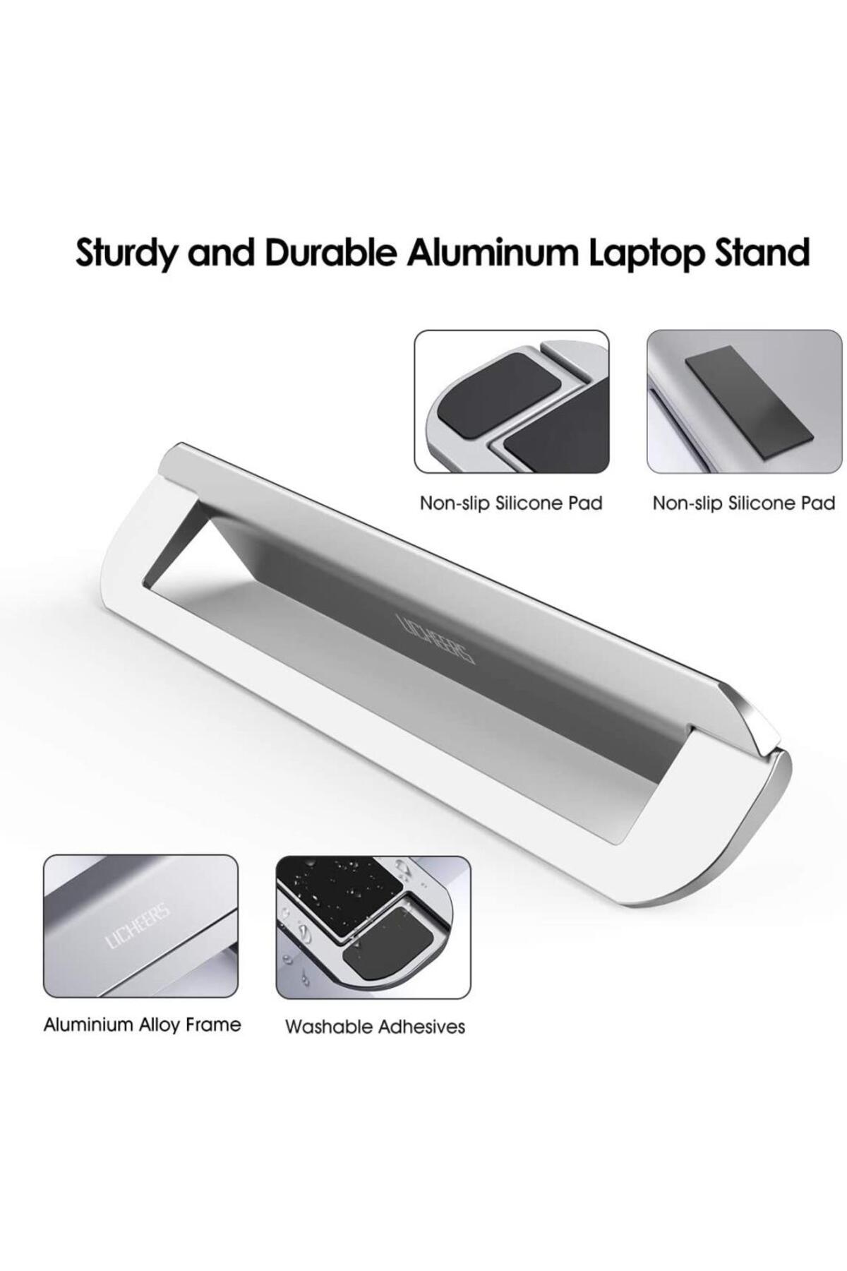 Licheers Lc-344 Alüminyum Laptop Notebook Macbook Stand 10-17 Inç 5